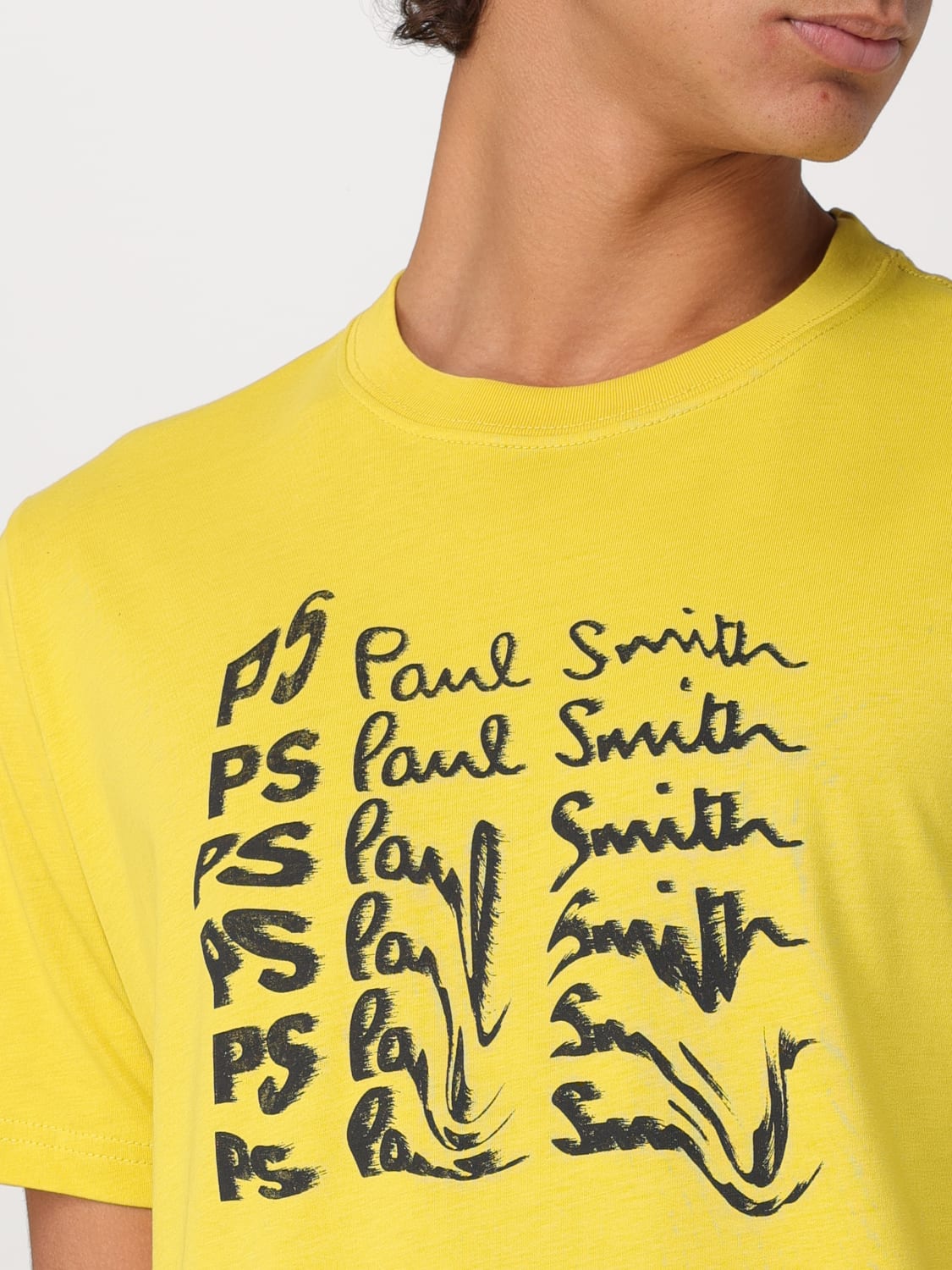 PS PAUL SMITH T-SHIRT: T-shirt herren Ps Paul Smith, Gelb - Img 3