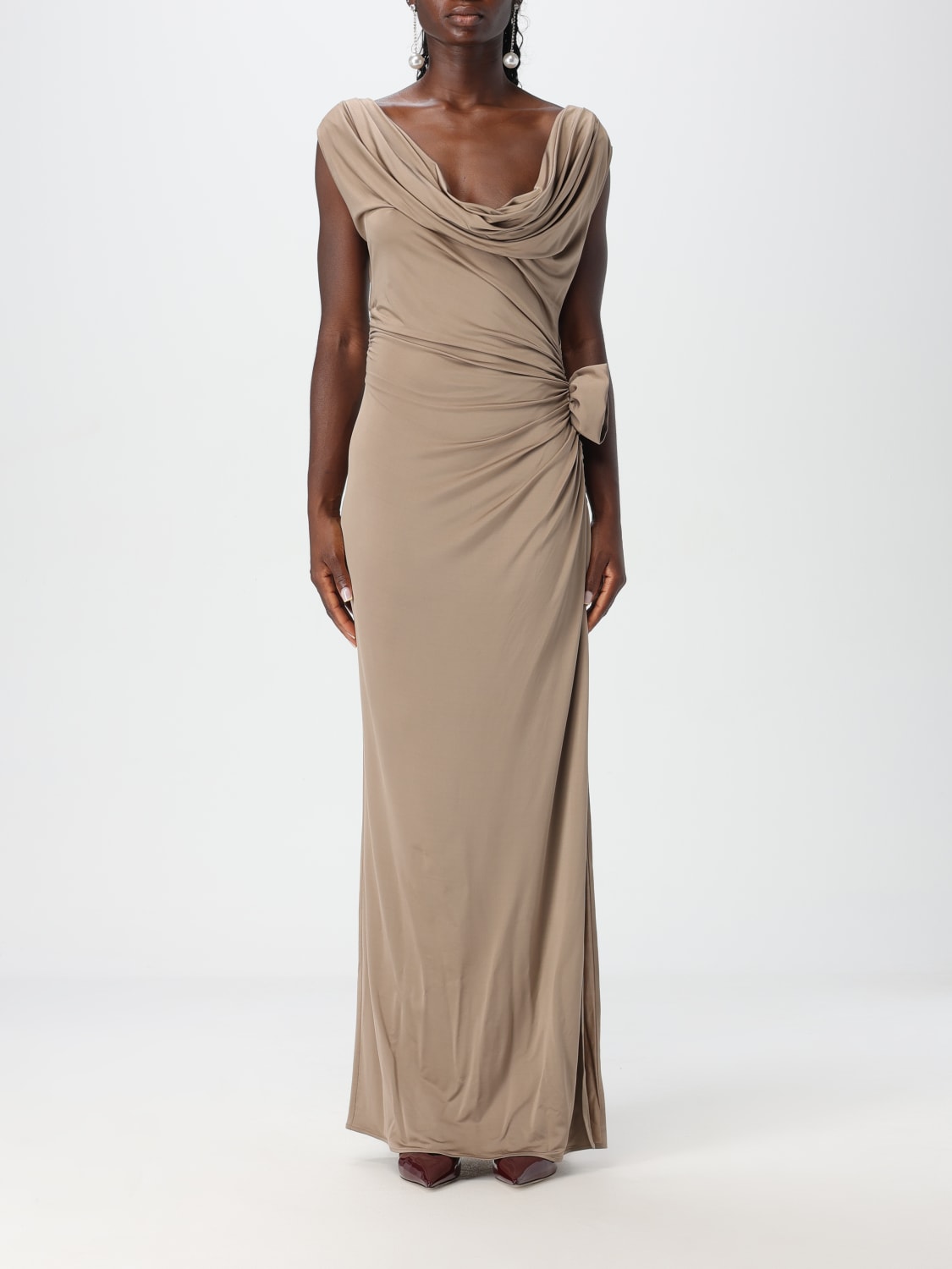 MAGDA BUTRYM DRESS: Dress woman Magda Butrym, Beige - Img 1