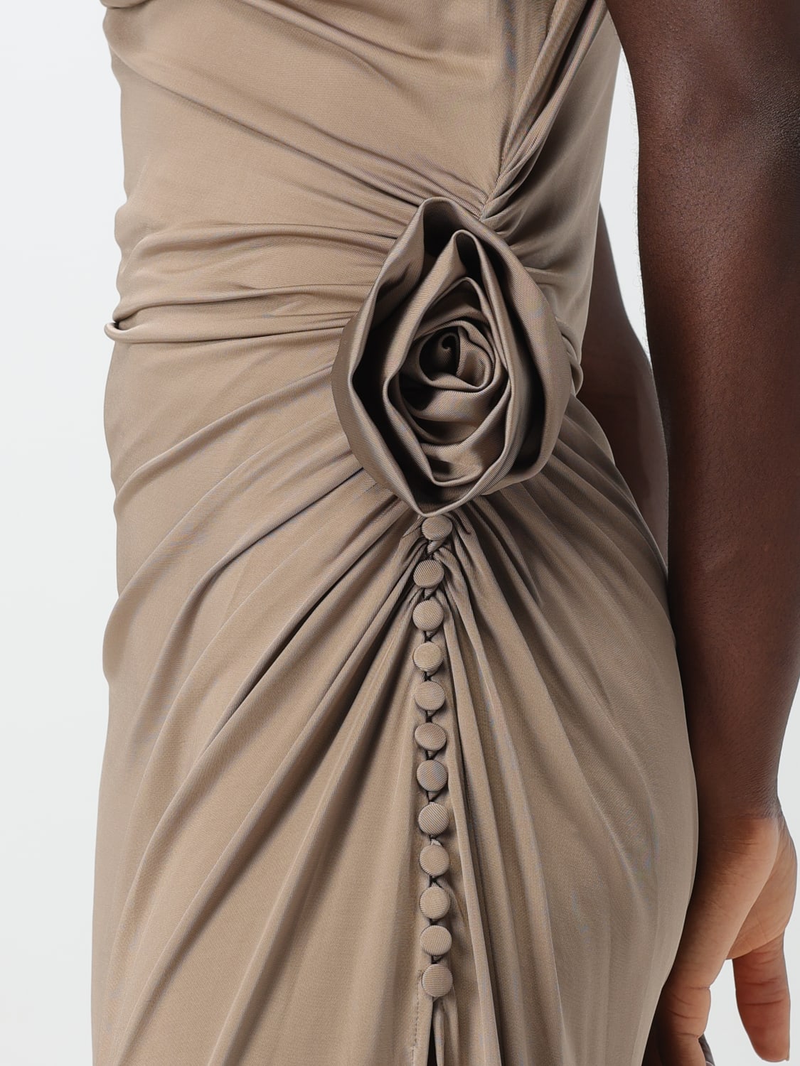 MAGDA BUTRYM DRESS: Dress woman Magda Butrym, Beige - Img 4