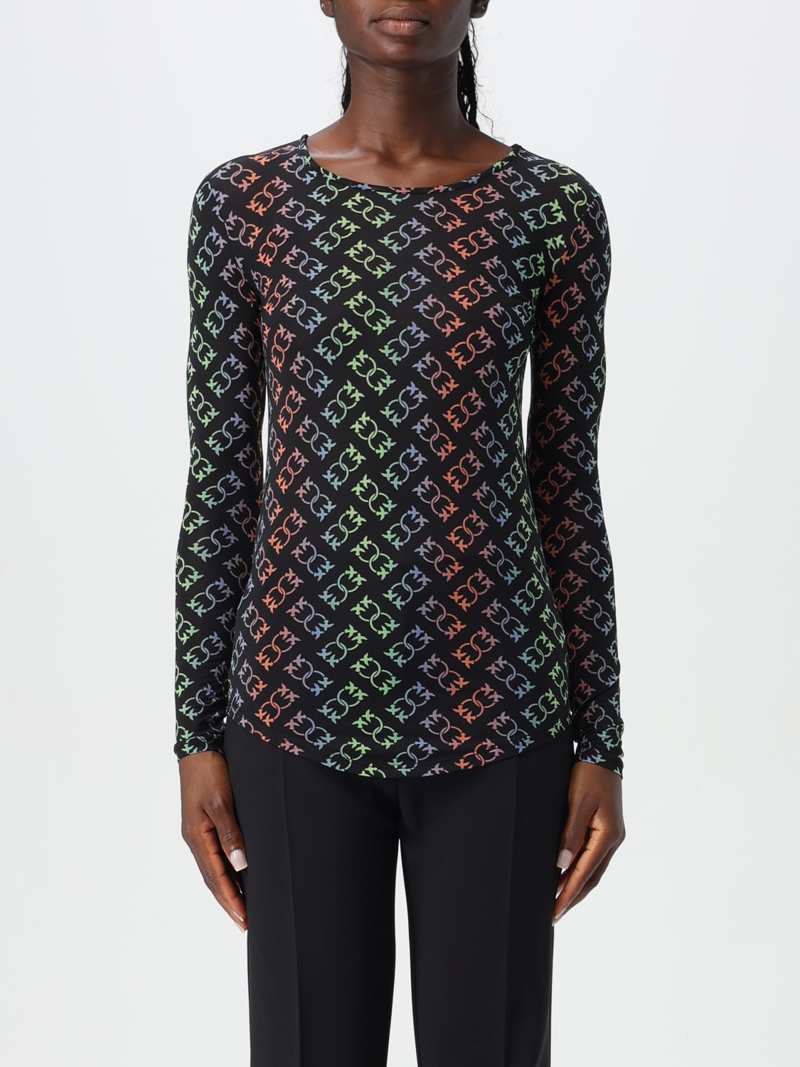 PINKO TOP: T-shirt woman Pinko, Black - Img 1