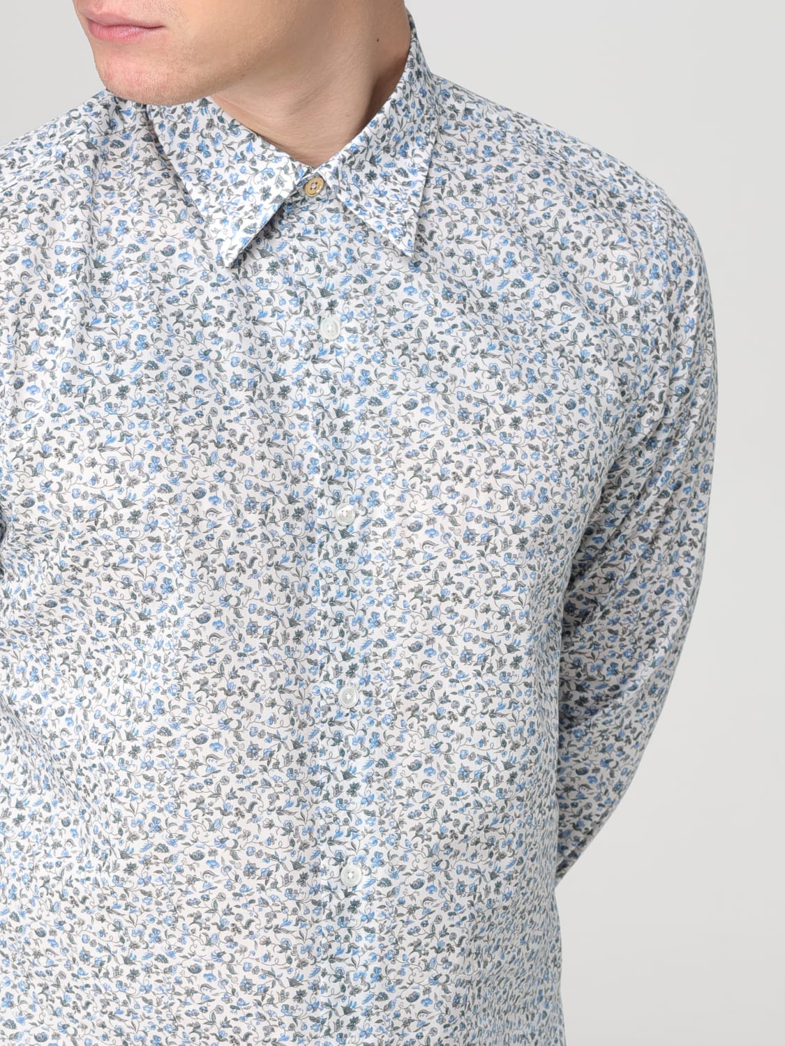 PAUL SMITH SHIRT: Shirt men Paul Smith, Blue - Img 3