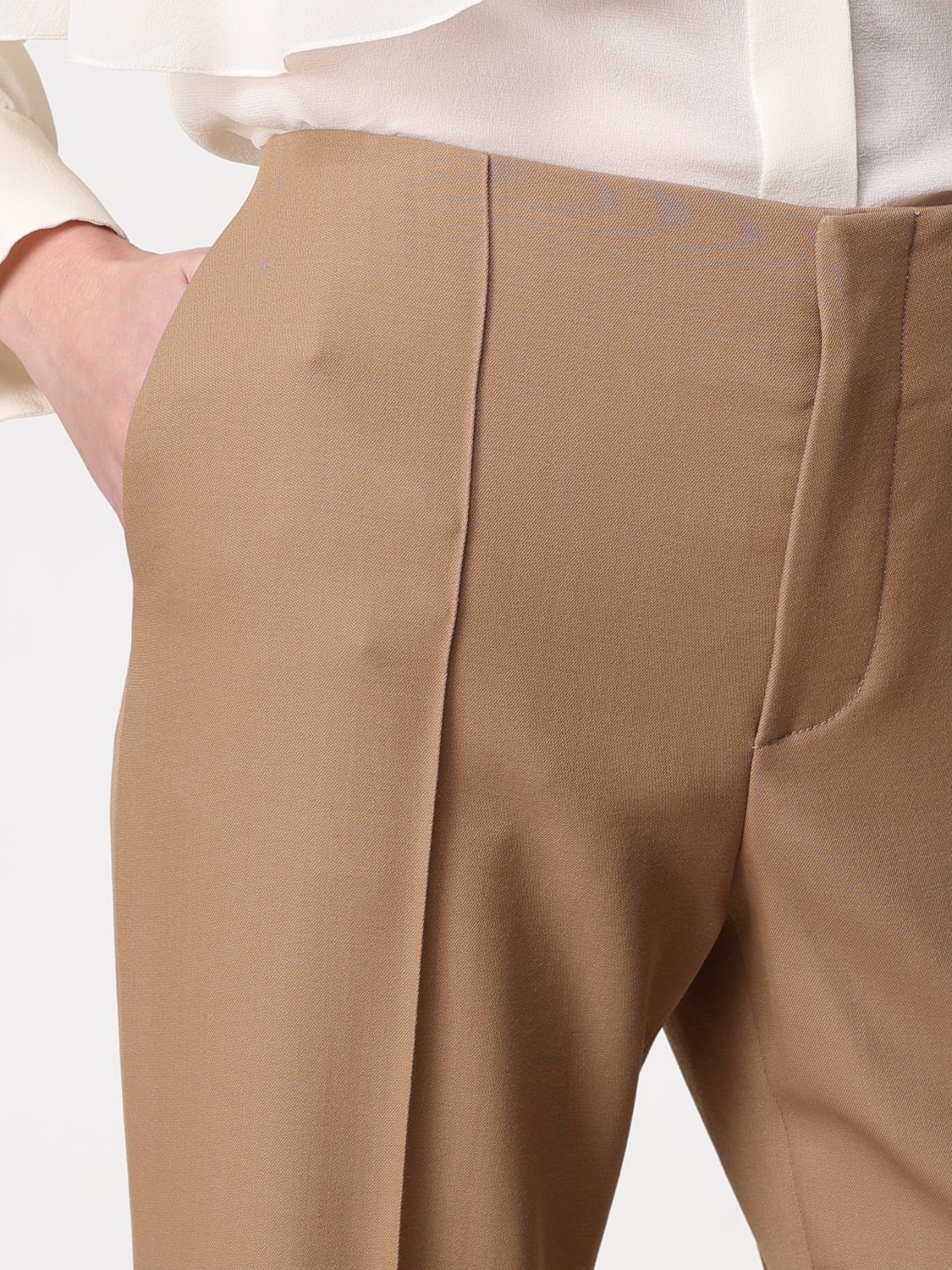 CHLOÉ PANTALON: Pantalon femme ChloÉ, Marron - Img 5