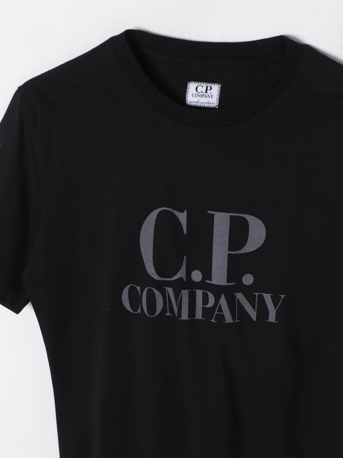 C.P. COMPANY T-SHIRT: T-shirt enfant C.P. Company, Noir - Img 3