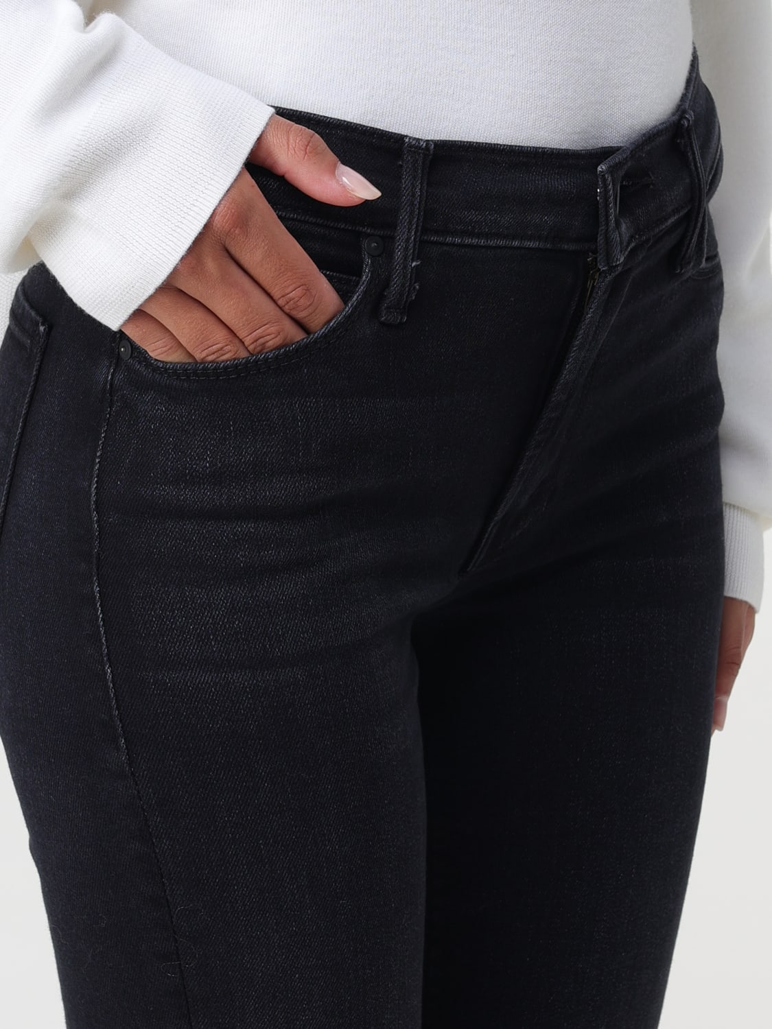 MOTHER JEANS: Jeans femme Mother, Noir - Img 3