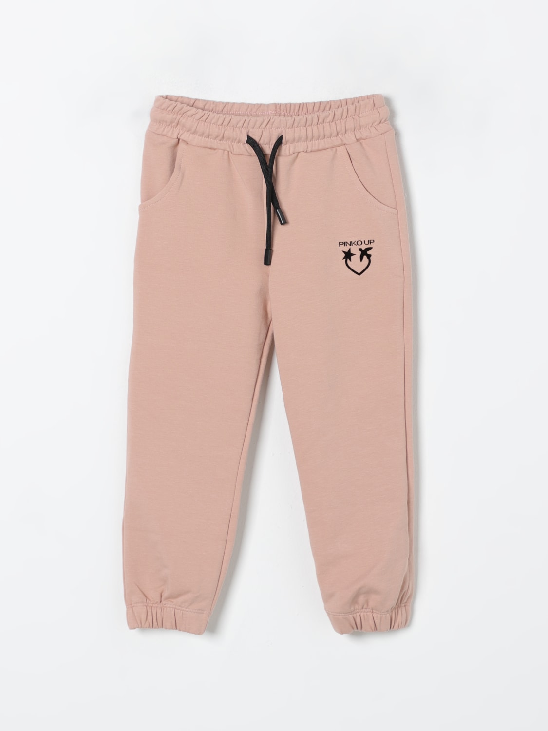 PINKO PANTALONE: Pantalone sportivo Pinko con logo Love Birds, Rosa - Img 1