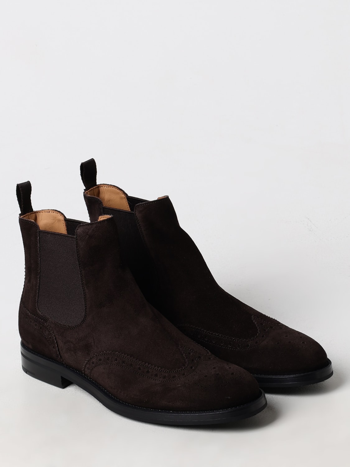 ショートブーツ・ブーティ CHURCH'S Woman Flat ankle boots Brown DT00019VJ F0AAD Church's(チャーチ) ショートブーツ・ブーティ(レディース