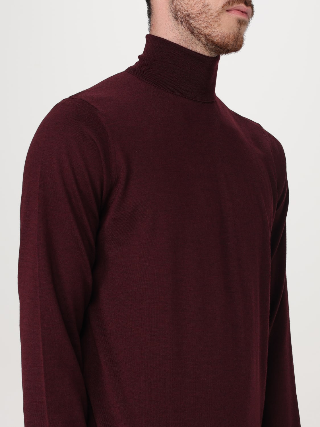 DRUMOHR SWEATER: Sweater men Drumohr, Burgundy - Img 3