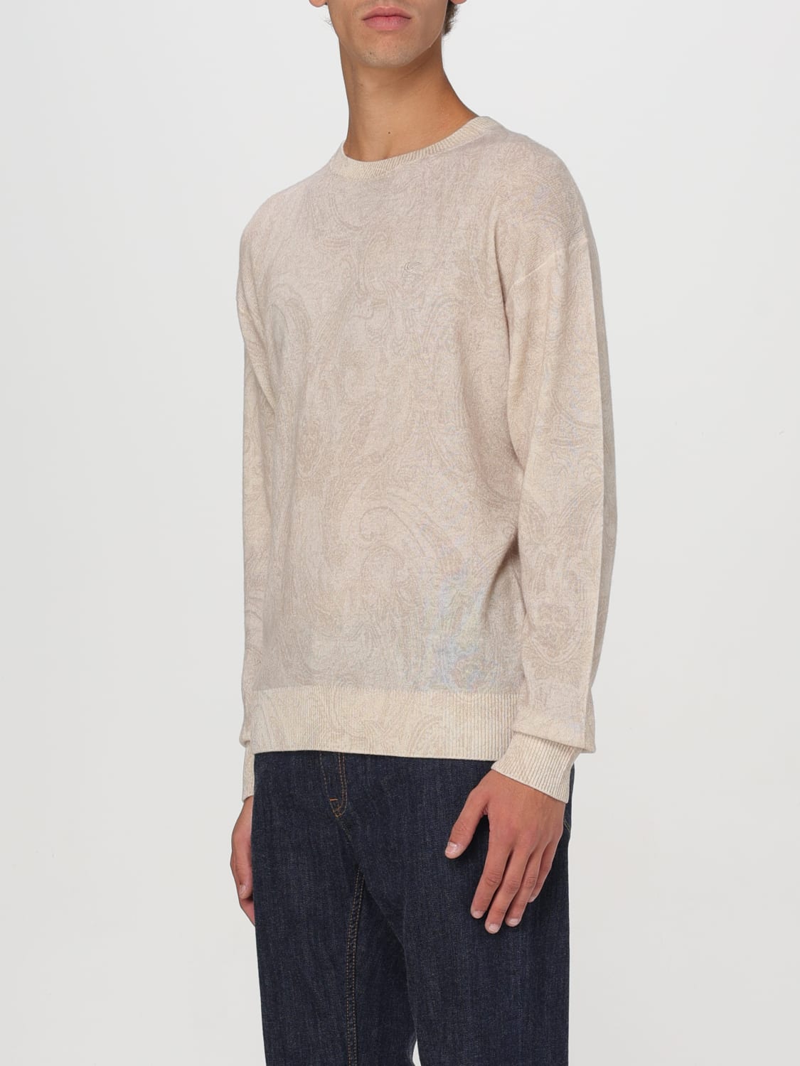 ETRO SWEATER: Sweater men Etro, Brown - Img 4