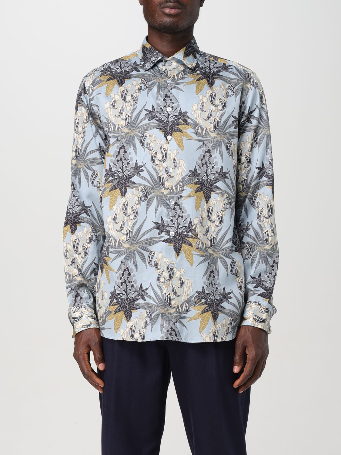 ETRO SHIRT: Shirt men Etro, Blue - Img 1