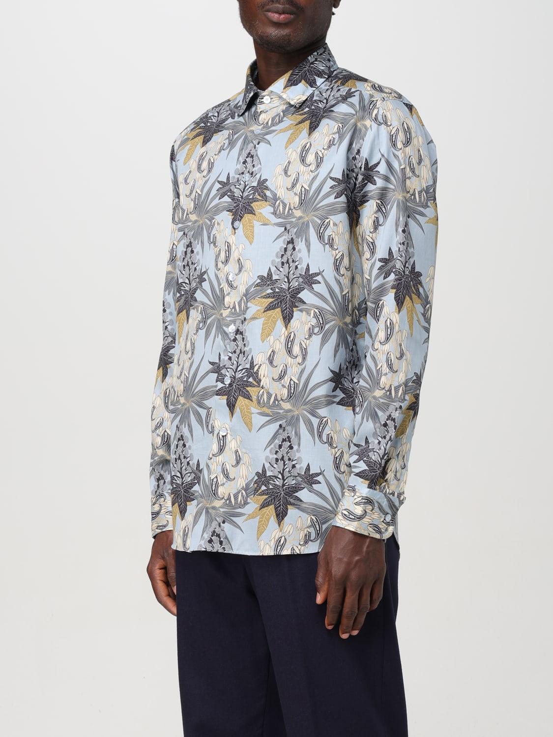 ETRO SHIRT: Shirt men Etro, Blue - Img 4