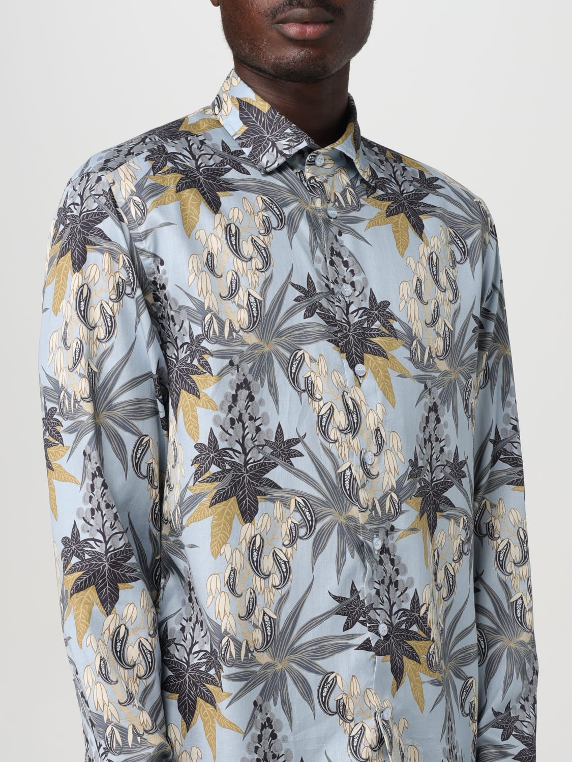 ETRO SHIRT: Shirt men Etro, Blue - Img 5