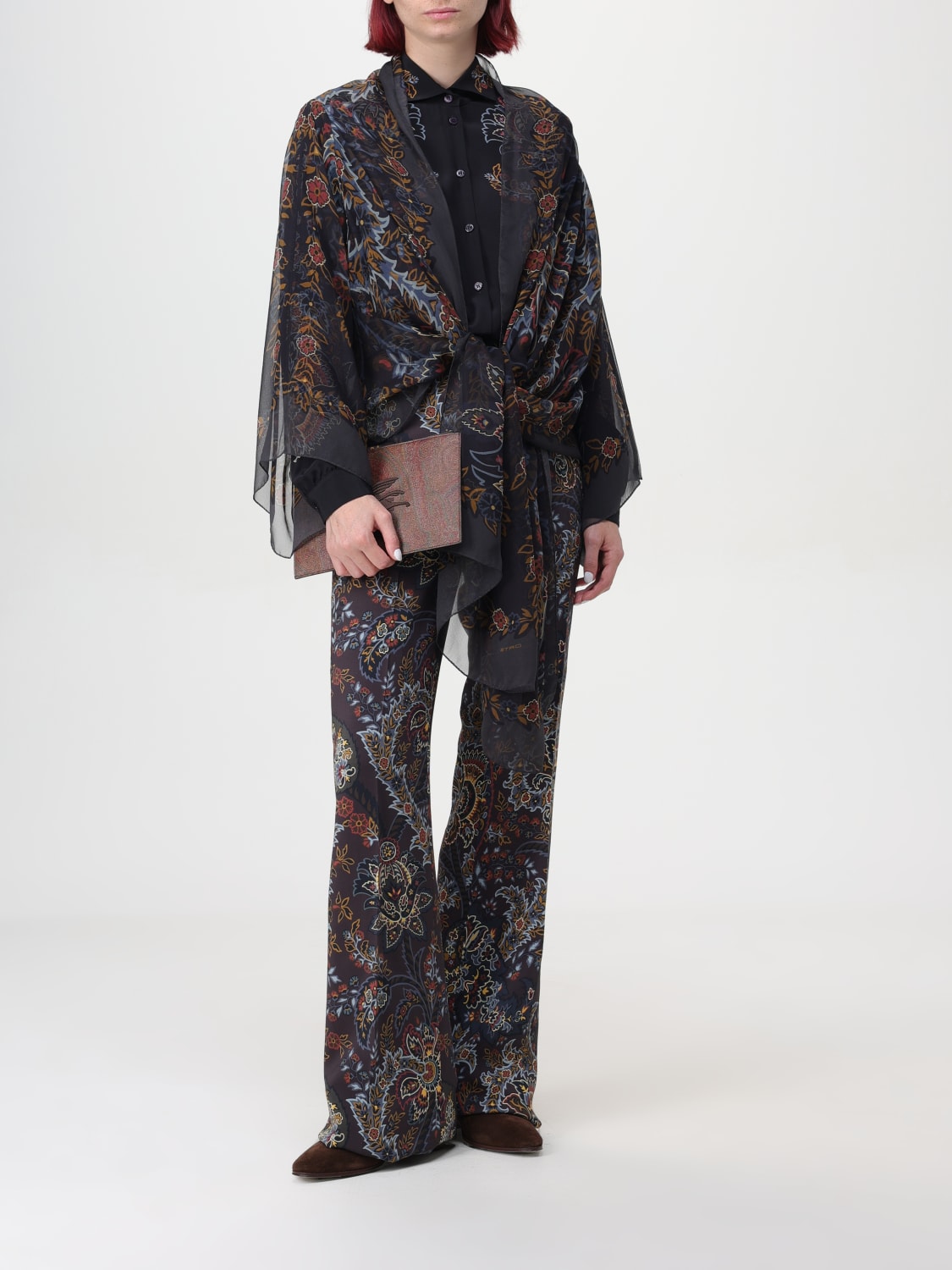 ETRO PANTS: Pants woman Etro, Black - Img 2