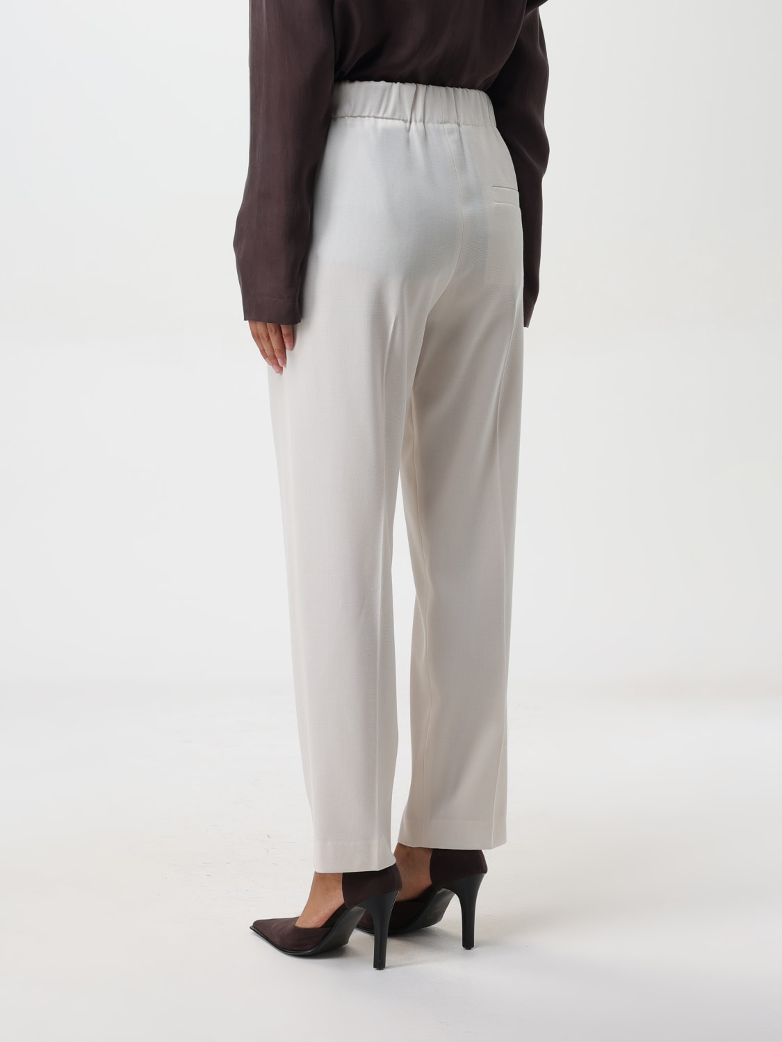 ALYSI PANTALON: Pantalon femme Alysi, Blanc - Img 3