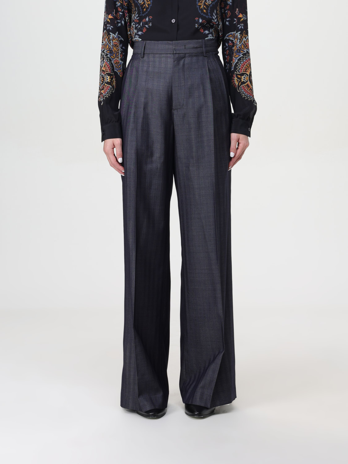 ETRO HOSE: Hose damen Etro, Blau - Img 1