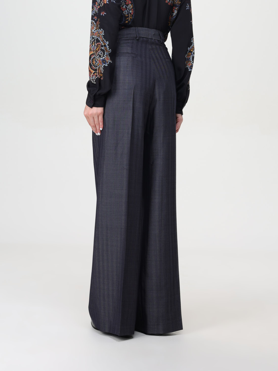 ETRO HOSE: Hose damen Etro, Blau - Img 3