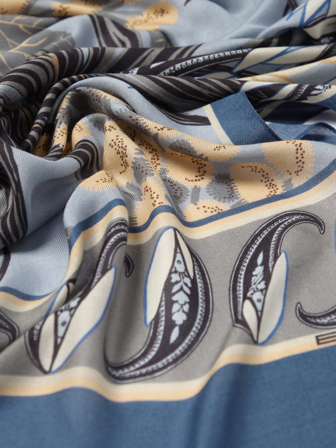 ETRO SCARF: Scarf men Etro, Blue - Img 3