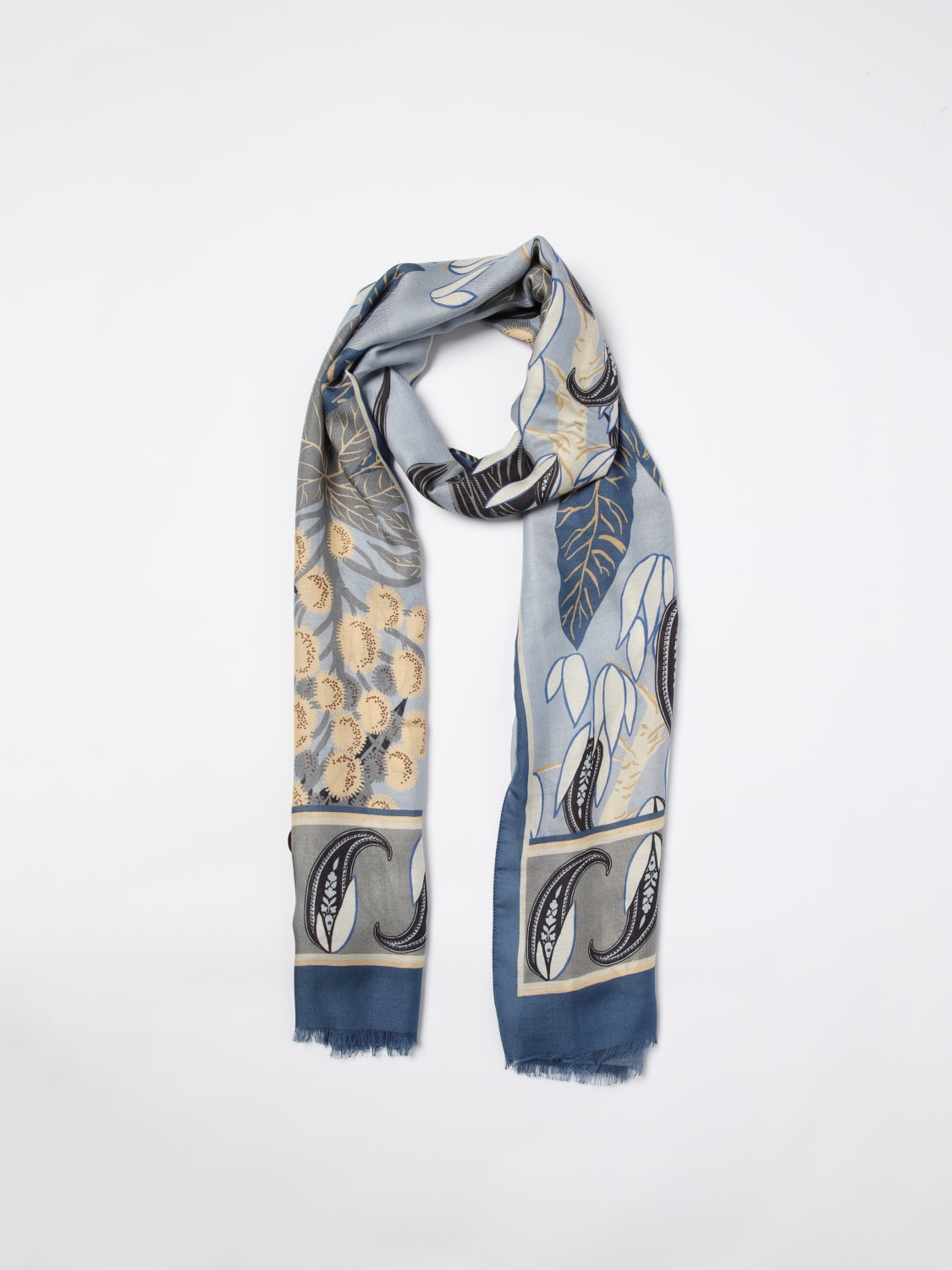 ETRO SCARF: Scarf men Etro, Blue - Img 5