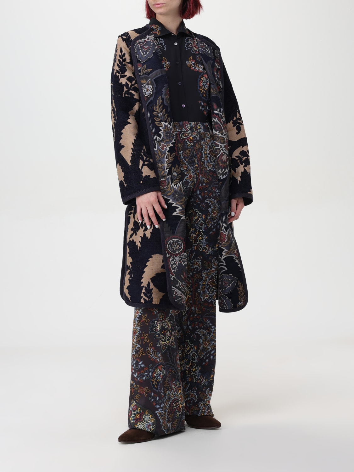 ETRO COAT: Etro women's coat, Blue - Img 2