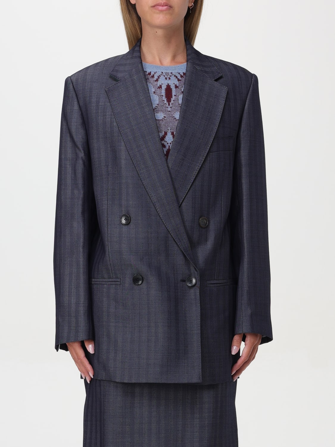 ETRO BLAZER: Blazer femme Etro, Bleu - Img 1