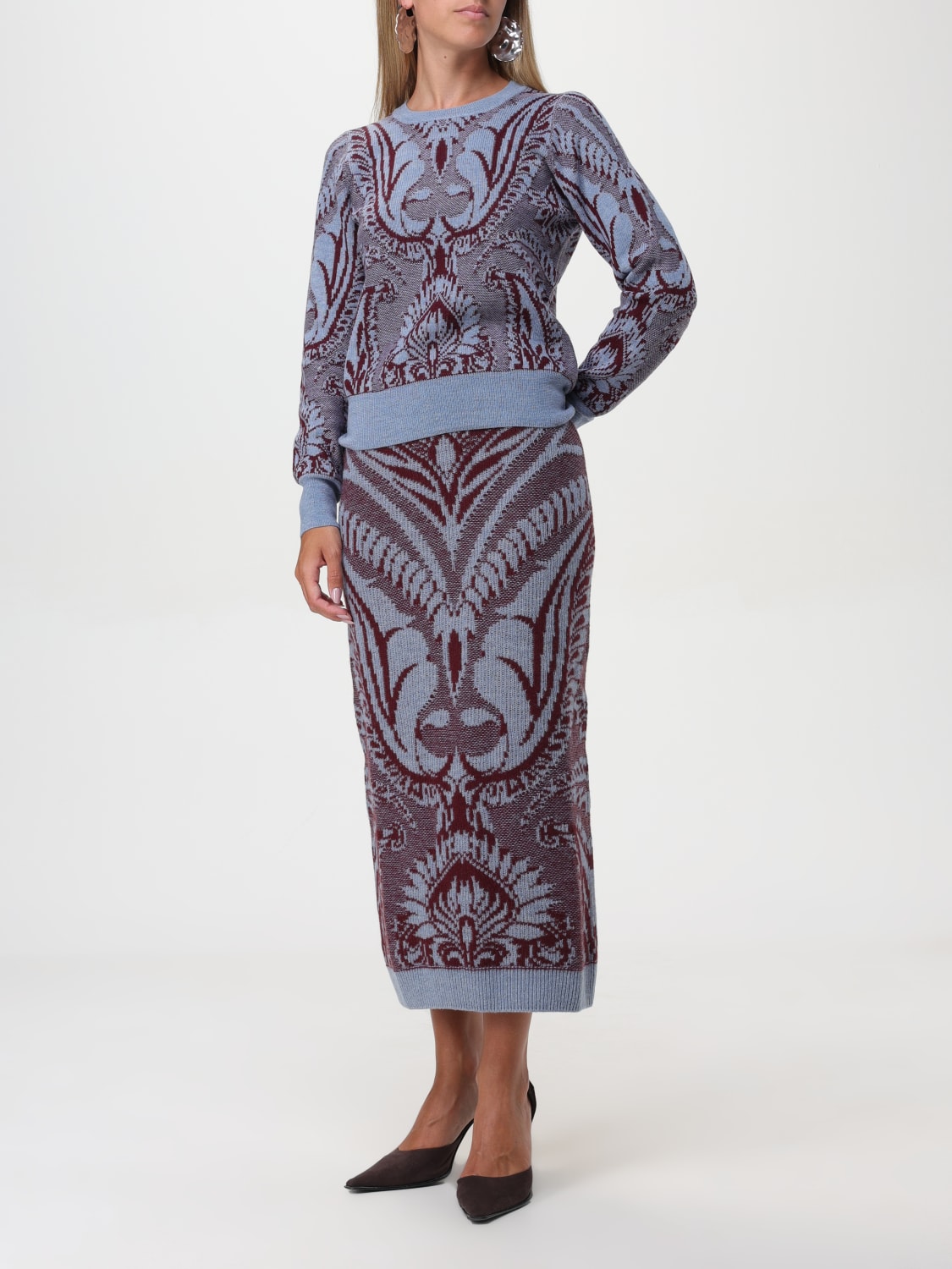 ETRO SKIRT: Skirt woman Etro, Blue - Img 2