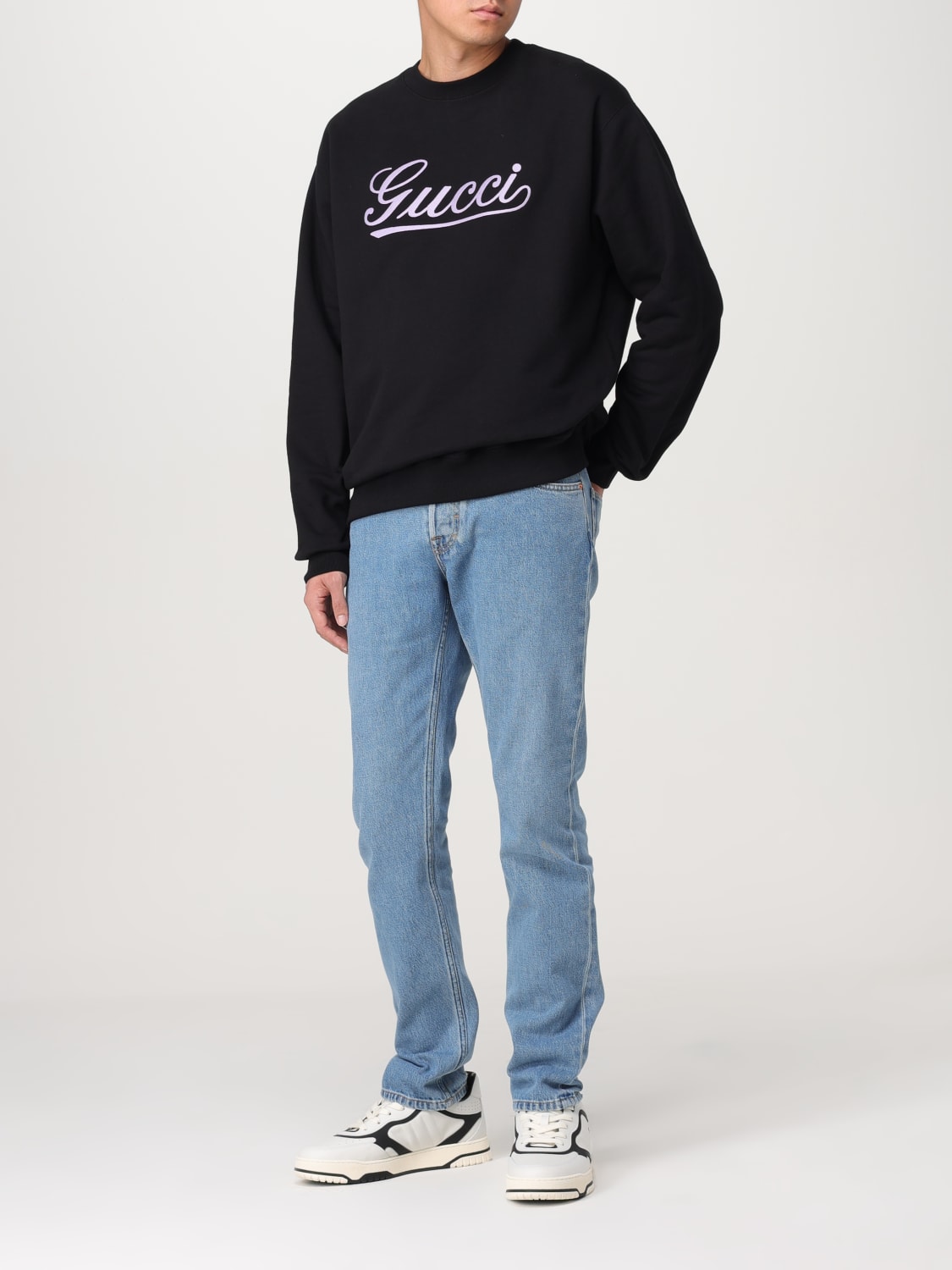 GUCCI JEANS: Jeans men Gucci, Denim - Img 2