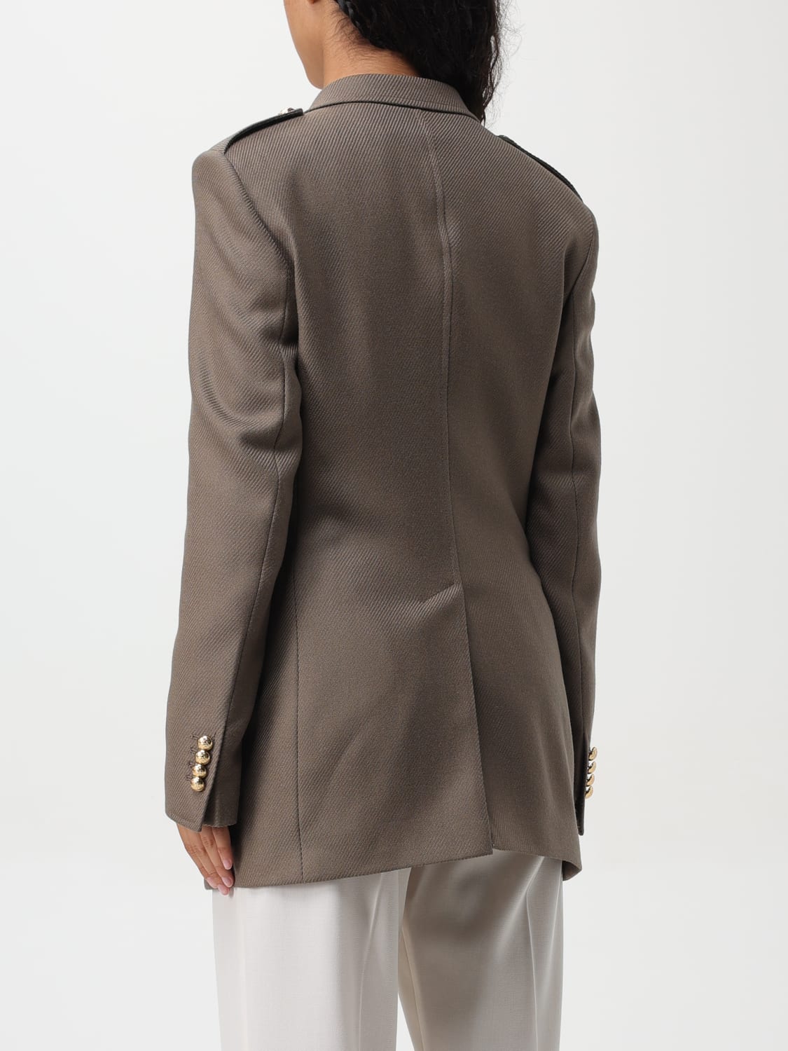 アウターその他 TAGLIATORE Woman Blazer Green JGIAMILA160032 F1425 Tagliatore Outlet: utility blazer - Green | Tagliatore