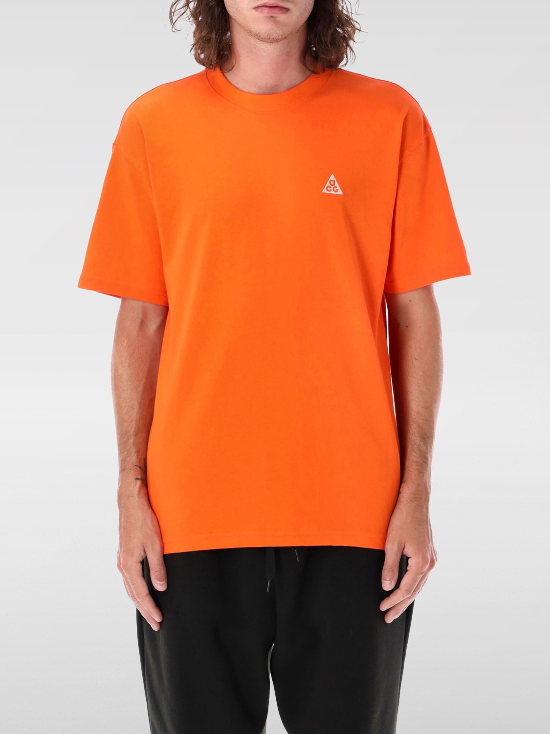 NIKE T-SHIRT: T-shirt men Nike, Orange - Img 1