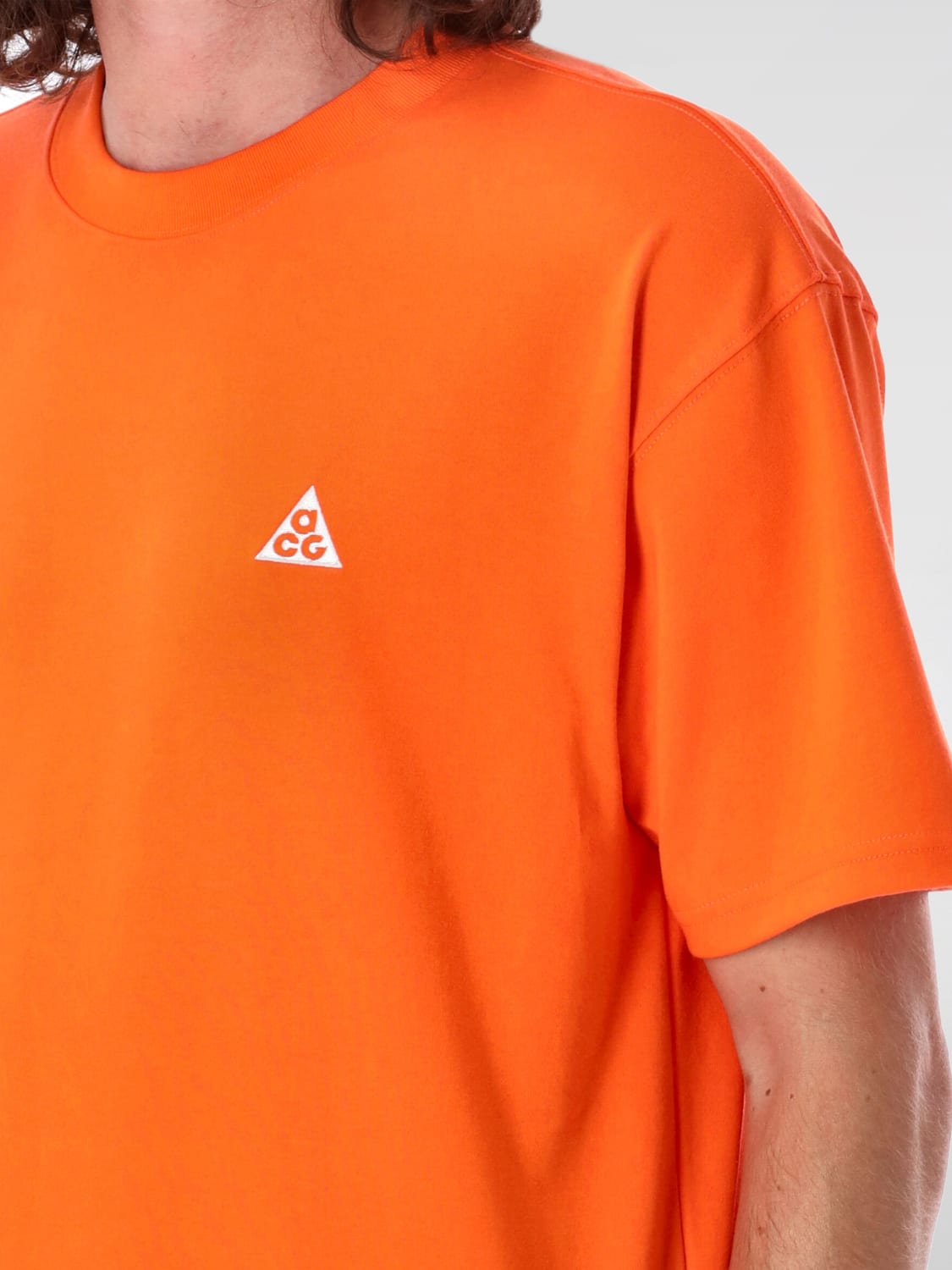 NIKE T-SHIRT: T-shirt men Nike, Orange - Img 3