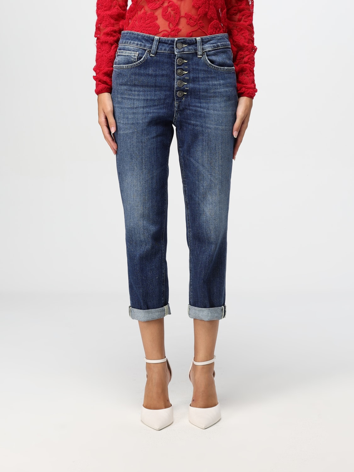 DONDUP JEANS: Jeans Dondup in denim di cotone , Denim - Img 1