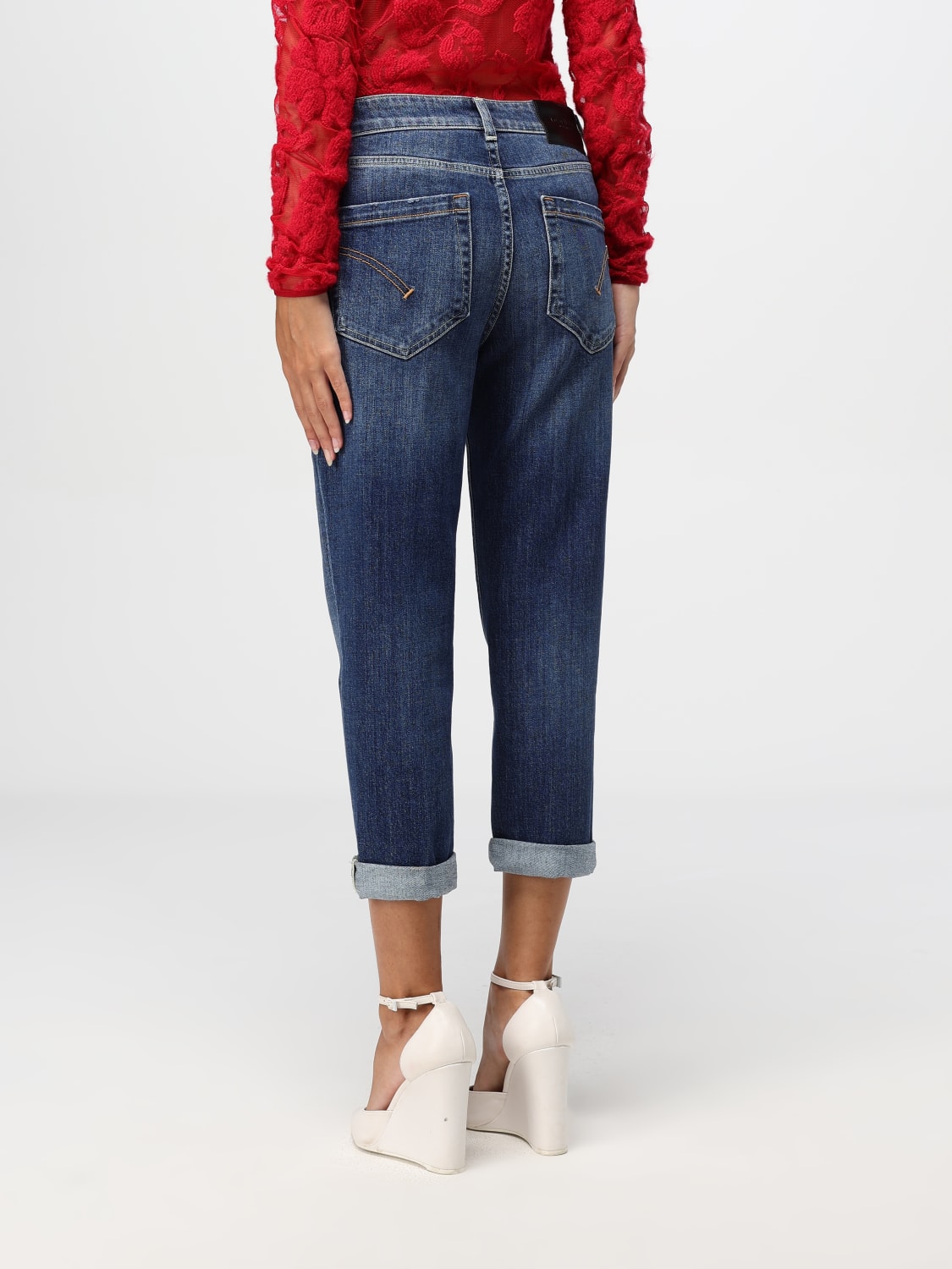 DONDUP JEANS: Jeans Dondup in denim di cotone , Denim - Img 2