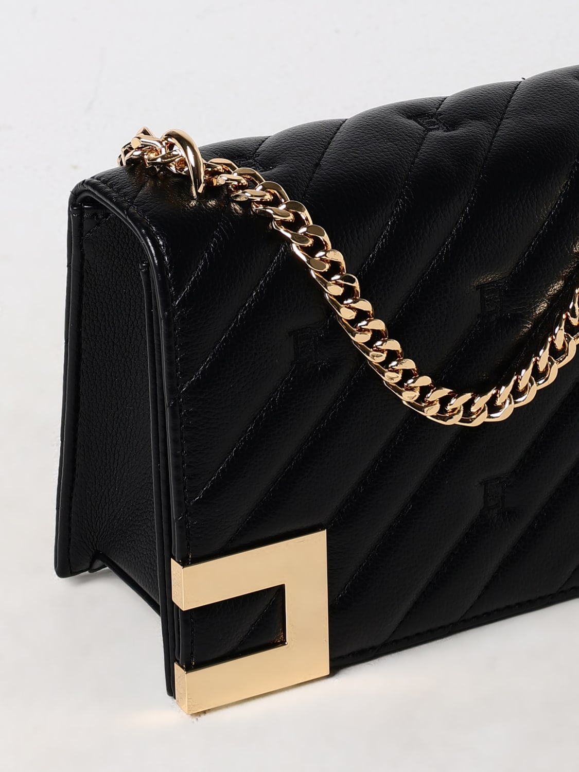 ELISABETTA FRANCHI SHOULDER BAG: Shoulder bag woman Elisabetta Franchi, Black - Img 3