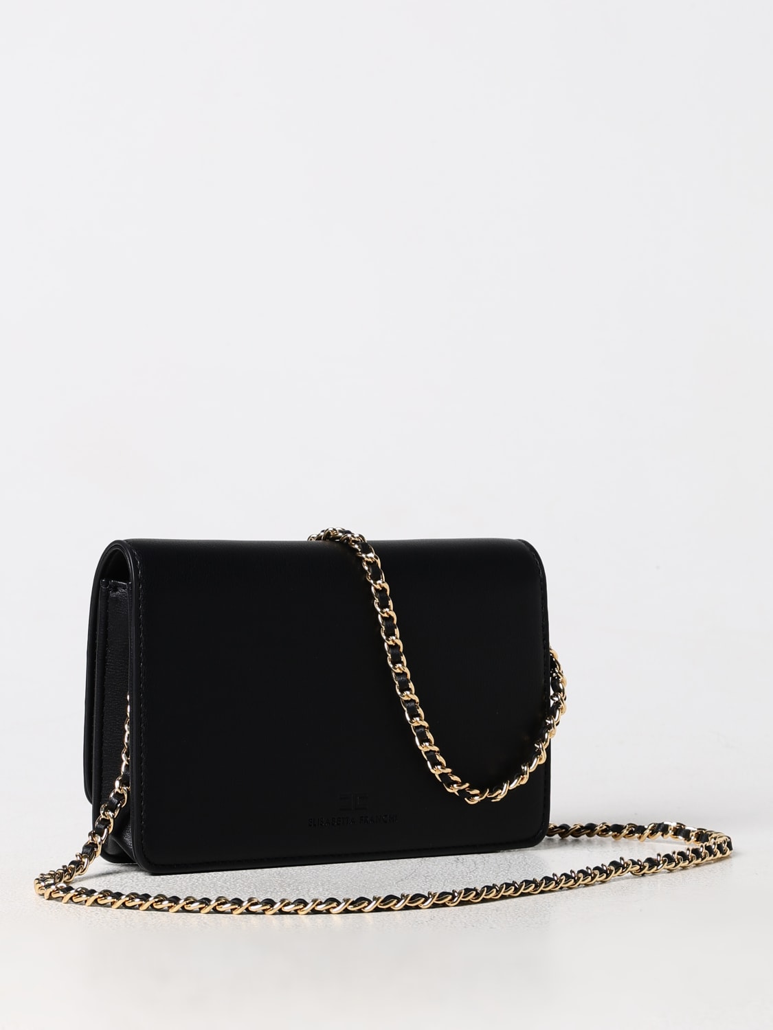 ELISABETTA FRANCHI MINI BAG: Shoulder bag woman Elisabetta Franchi, Black - Img 2