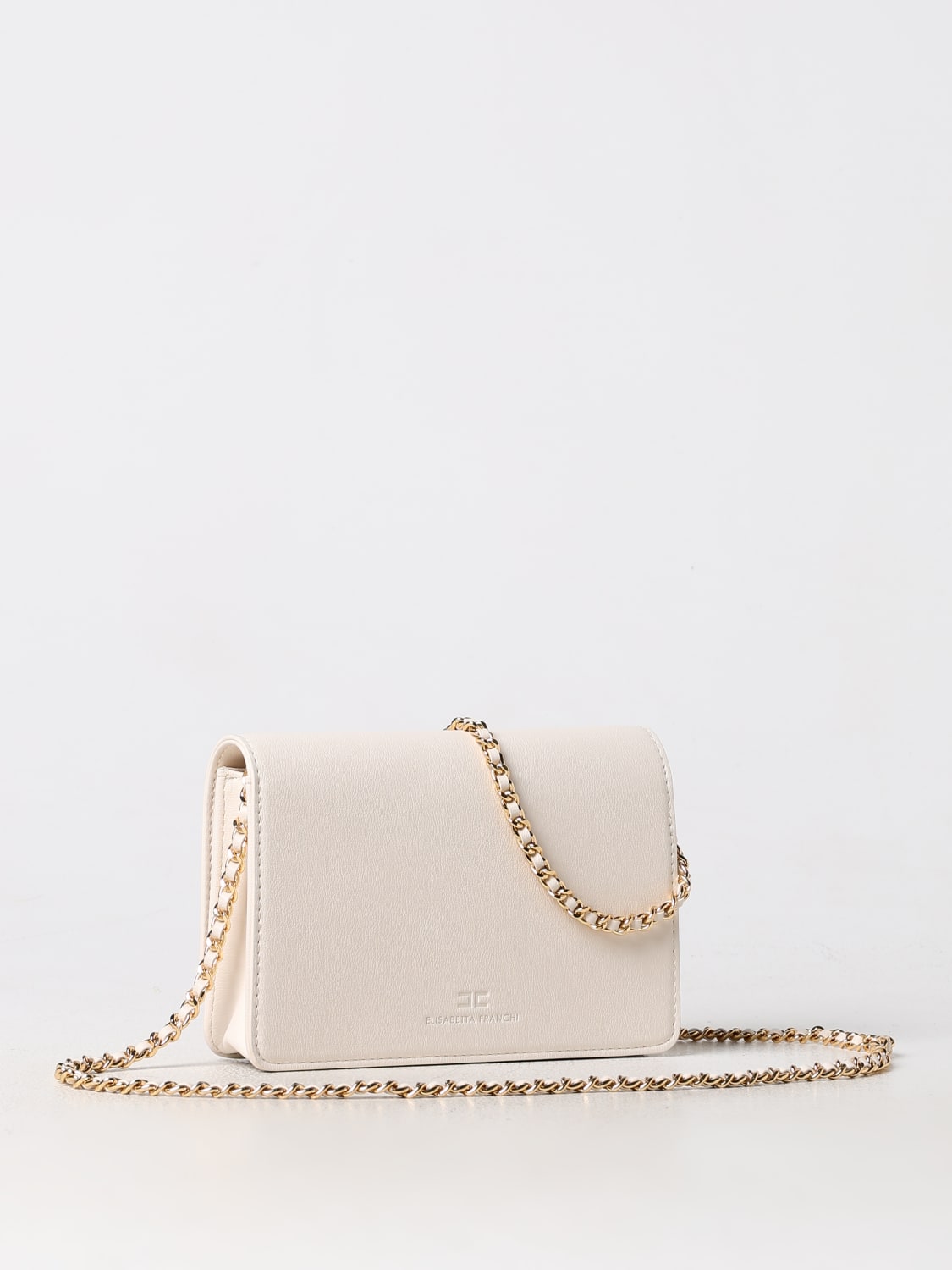 ELISABETTA FRANCHI MINI BAG: Shoulder bag woman Elisabetta Franchi, Butter - Img 2