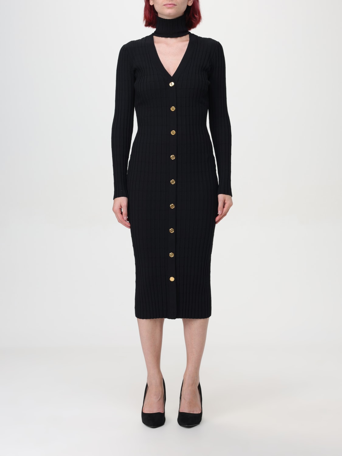 ELISABETTA FRANCHI DRESS: Dress woman Elisabetta Franchi, Black - Img 1