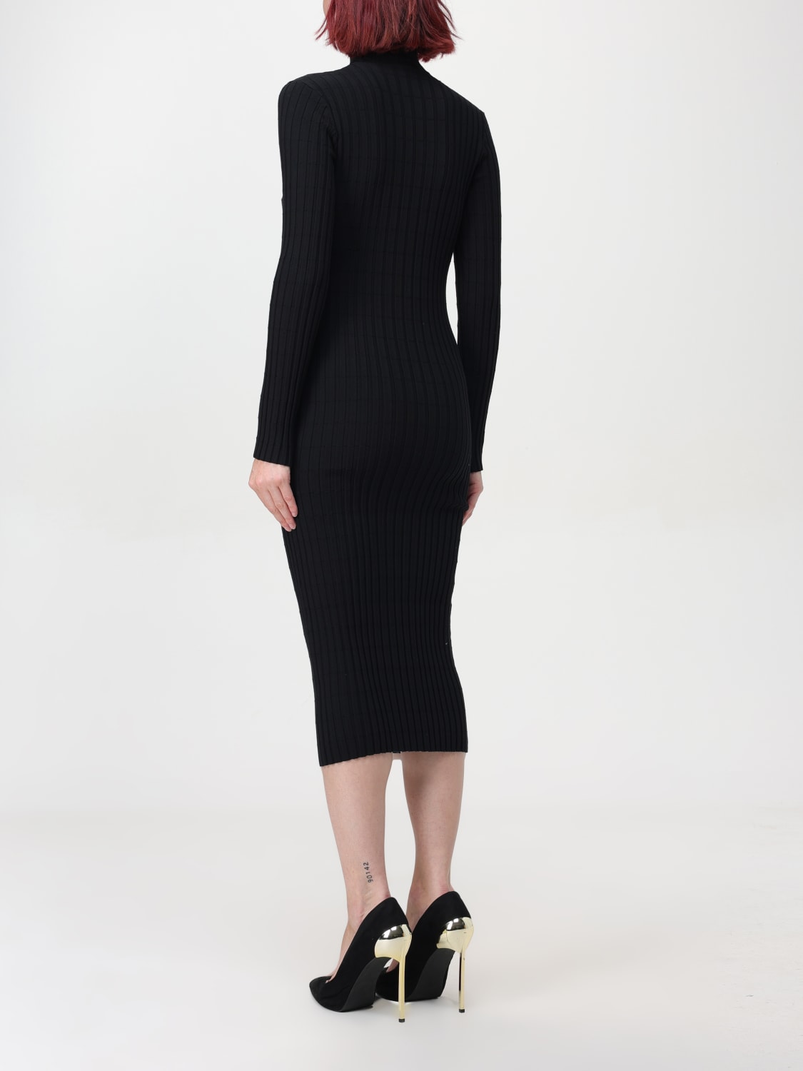 ELISABETTA FRANCHI DRESS: Dress woman Elisabetta Franchi, Black - Img 2