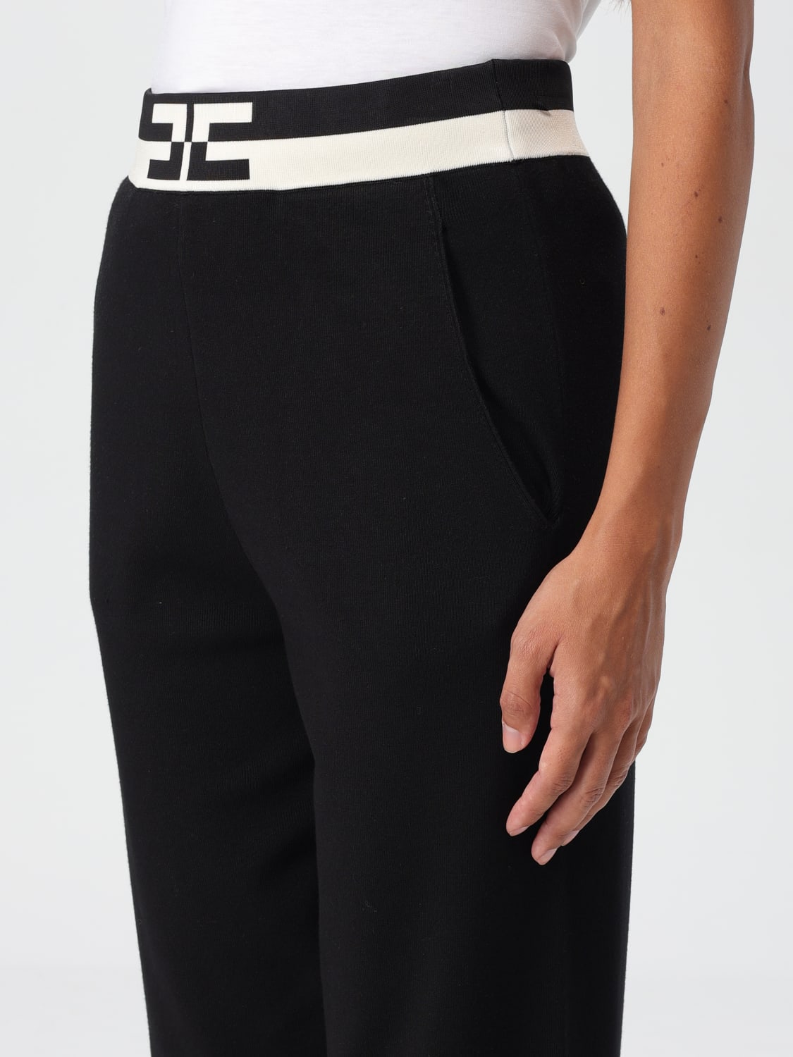 ELISABETTA FRANCHI PANTS: Pants woman Elisabetta Franchi, Black - Img 3