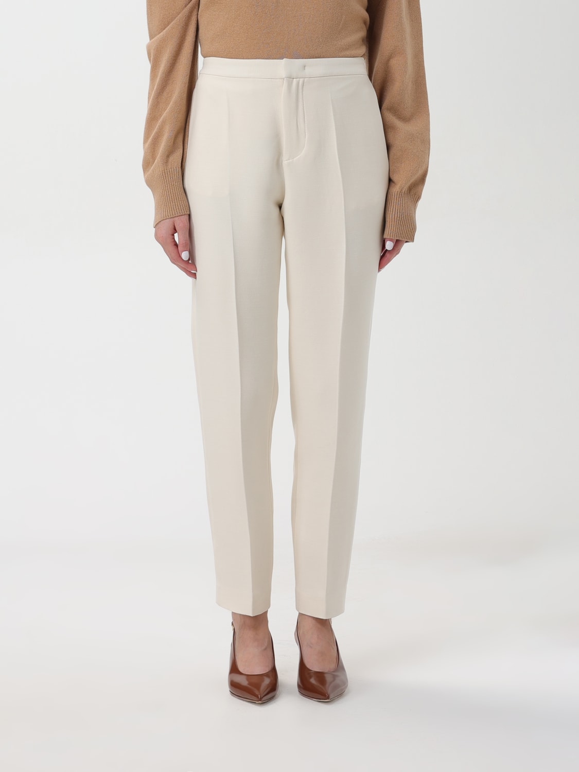 FABIANA FILIPPI PANTS: Pants woman Fabiana Filippi, White - Img 1