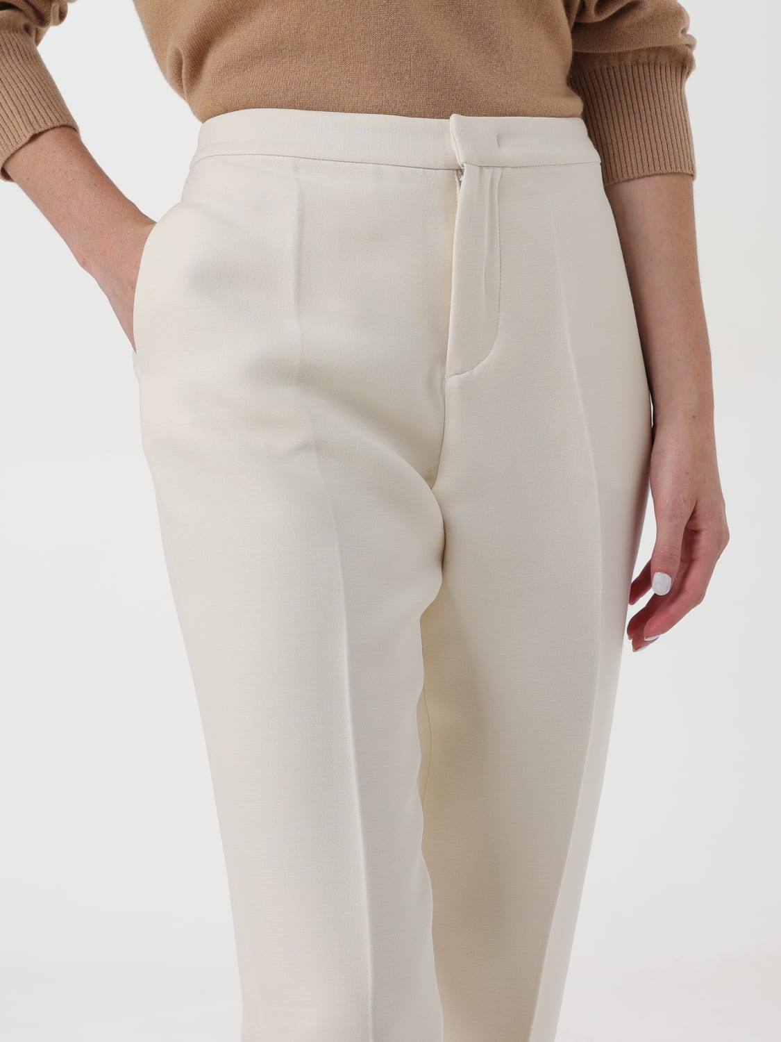 FABIANA FILIPPI PANTS: Pants woman Fabiana Filippi, White - Img 4