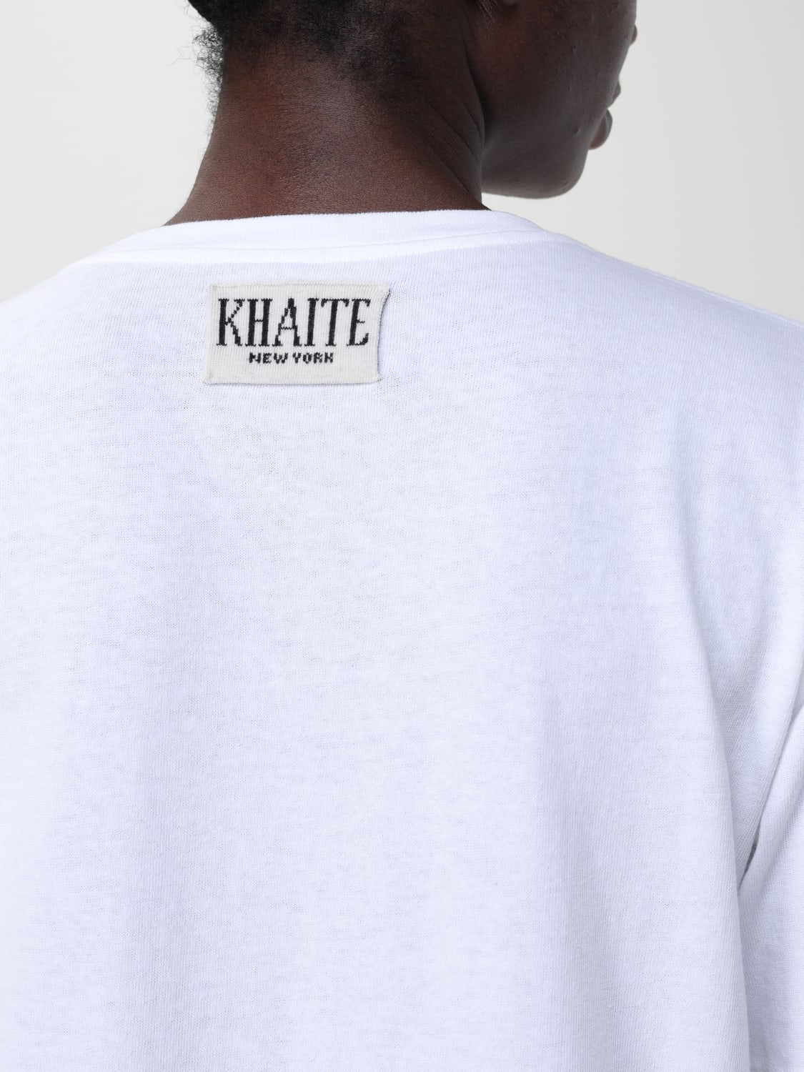 KHAITE T-SHIRT: T-shirt femme Khaite, Blanc - Img 3