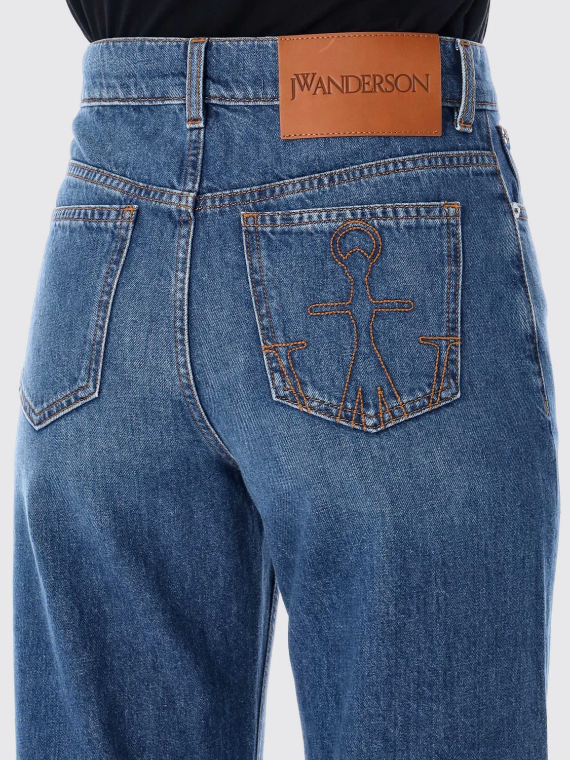 JW ANDERSON JEANS: Jeans femme Jw Anderson, Bleu - Img 3