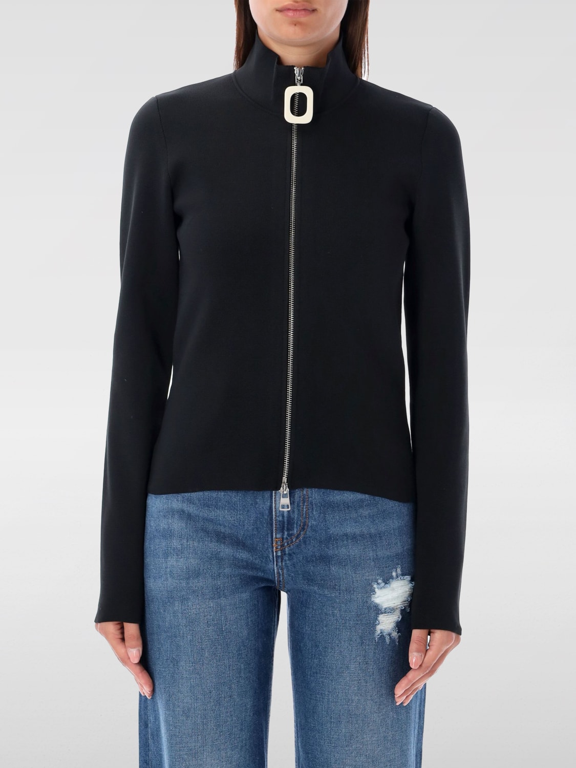 JW ANDERSON STRICKJACKE: Pullover damen Jw Anderson, Schwarz - Img 1