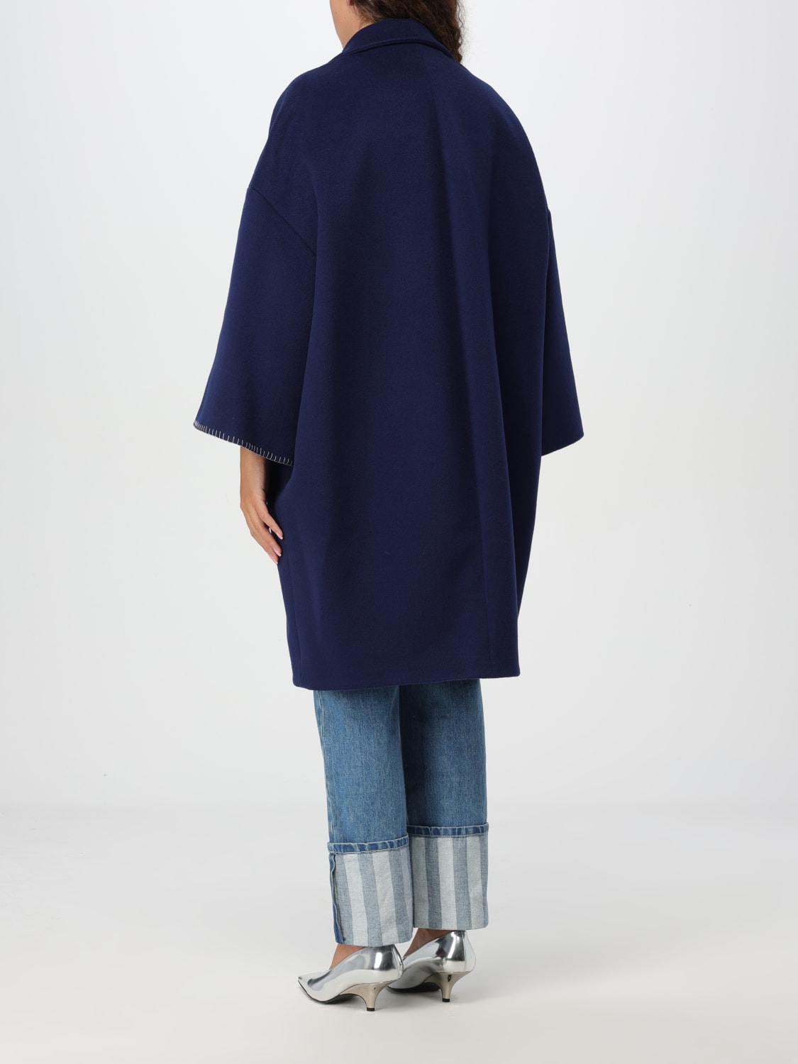 MARNI COAT: Coat woman Marni, Blue - Img 3