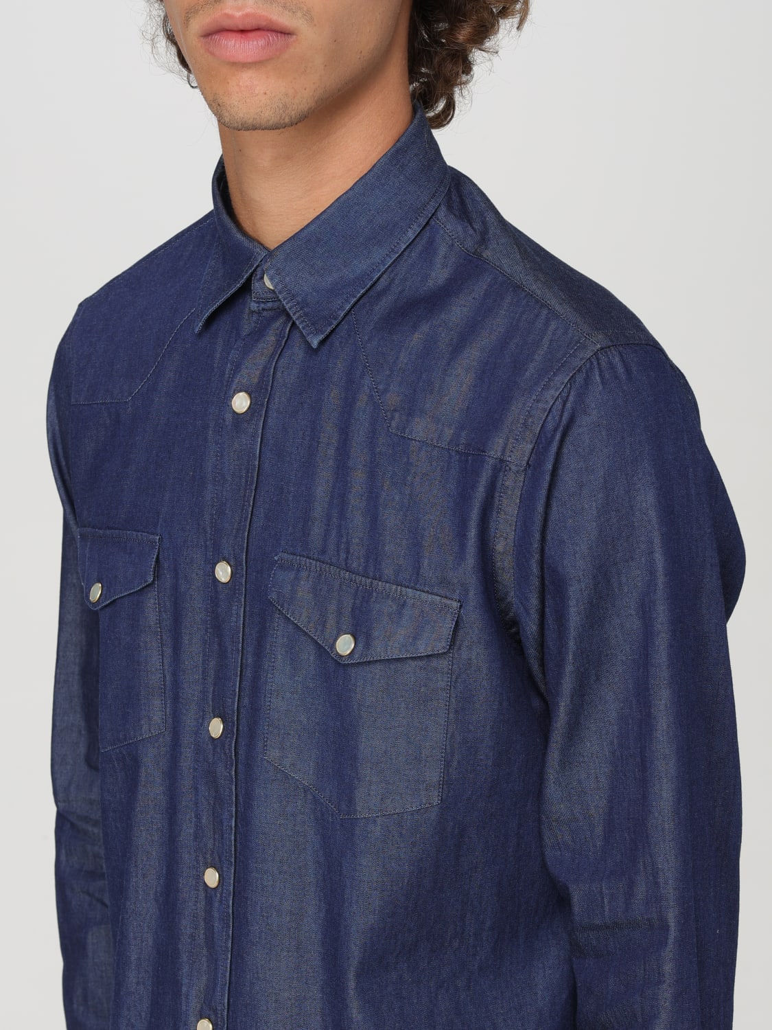 LARDINI CHEMISE: Chemise homme Lardini, Denim - Img 4