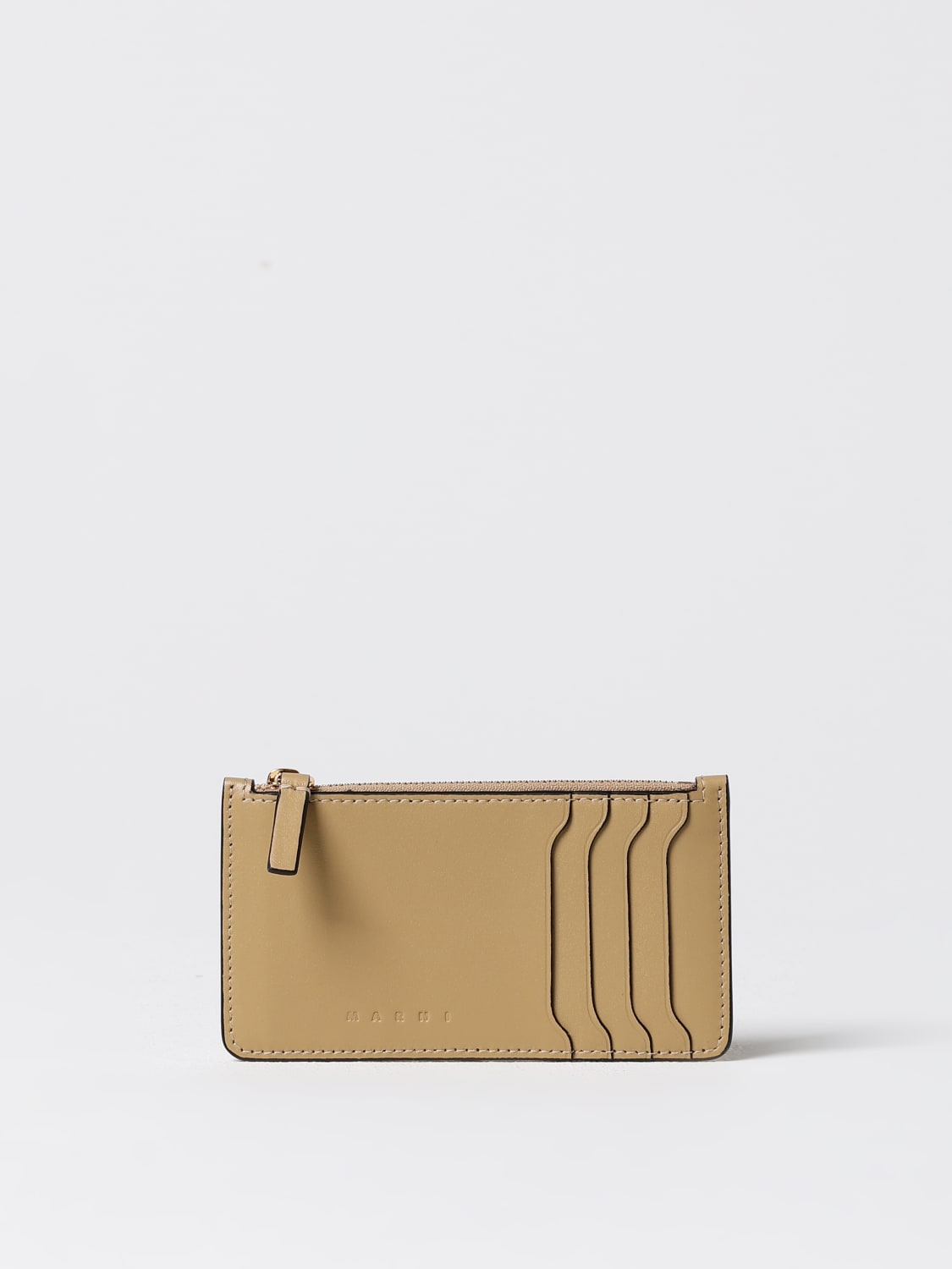 MARNI PORTEFEUILLE: Portefeuille femme Marni, Beige - Img 1