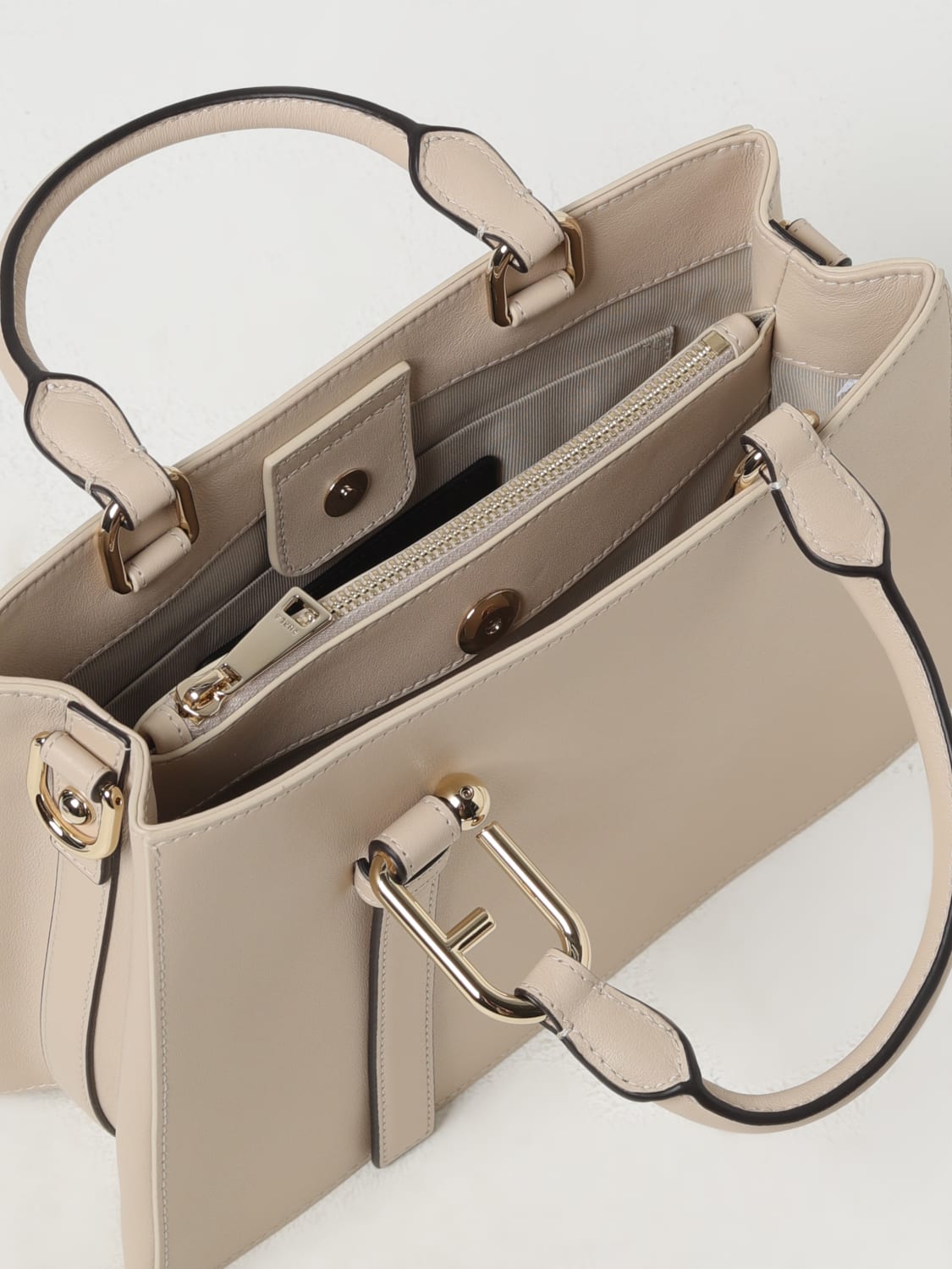 FURLA SAC PORTÉ MAIN: Sac porté main femme Furla, Beige - Img 3