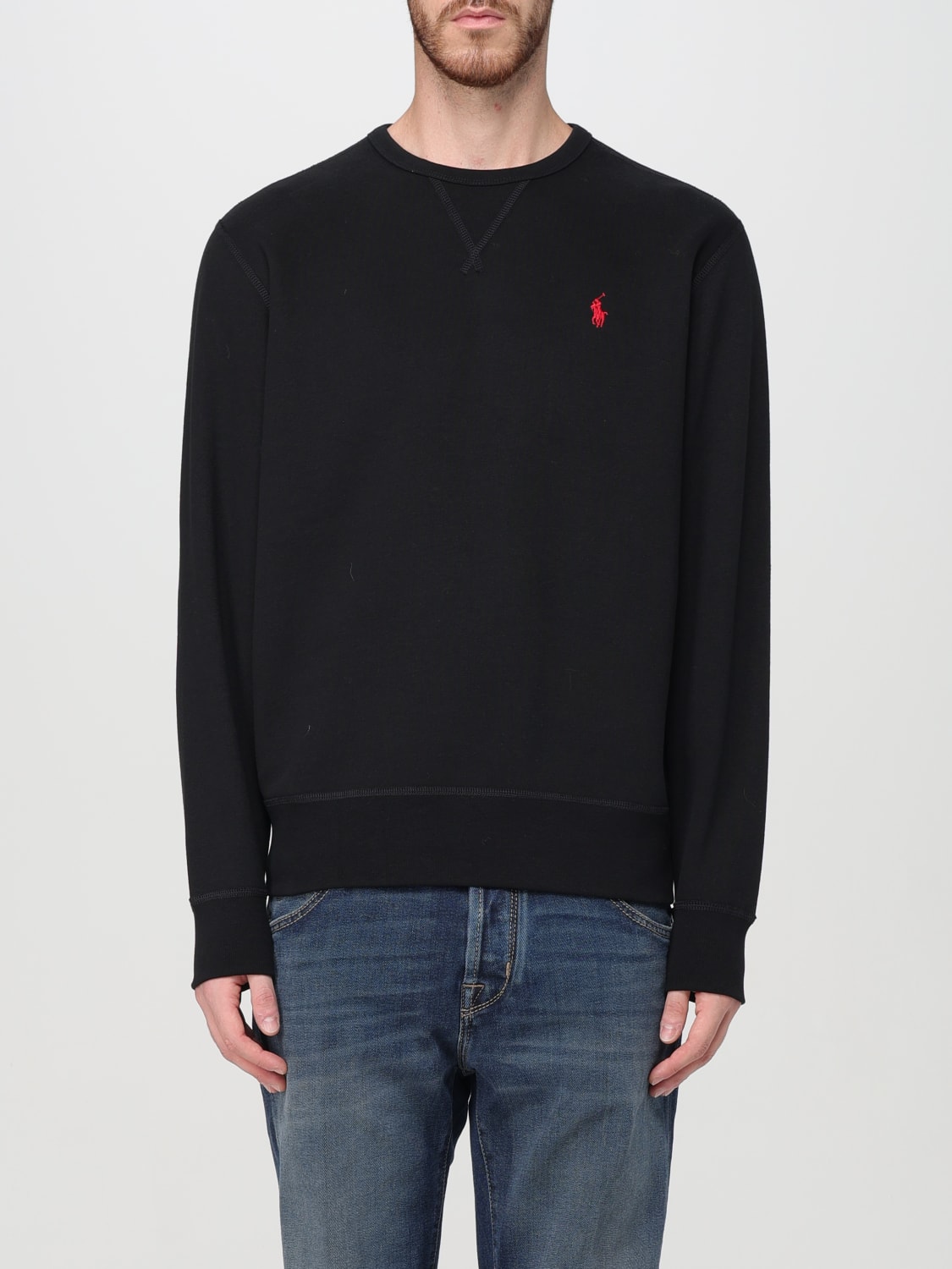 POLO RALPH LAUREN SWEATSHIRT: Sweatshirt men Polo Ralph Lauren, Black - Img 1