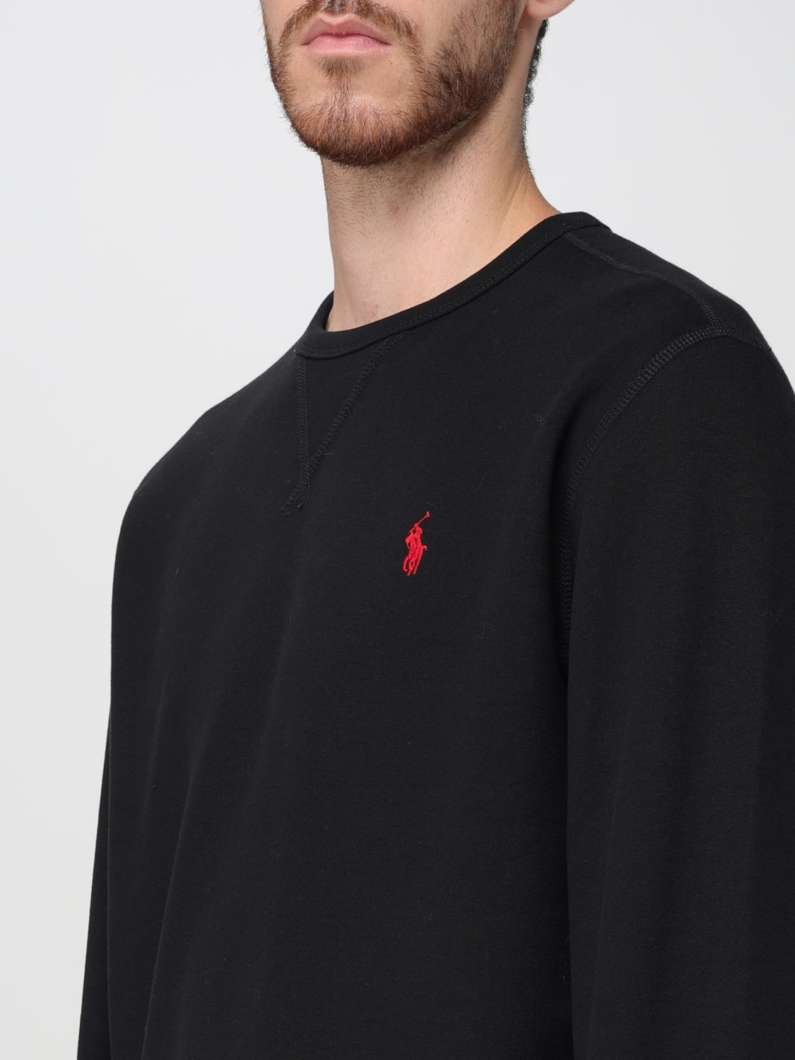 POLO RALPH LAUREN SWEATSHIRT: Sweatshirt men Polo Ralph Lauren, Black - Img 3