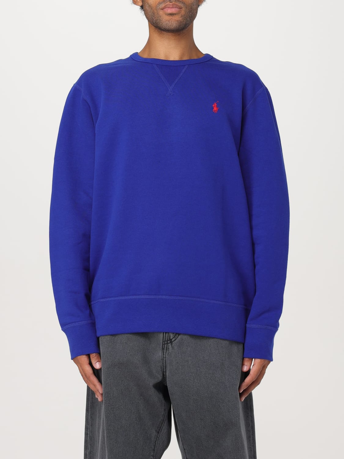 POLO RALPH LAUREN SWEATSHIRT: Sweatshirt men Polo Ralph Lauren, Blue - Img 1