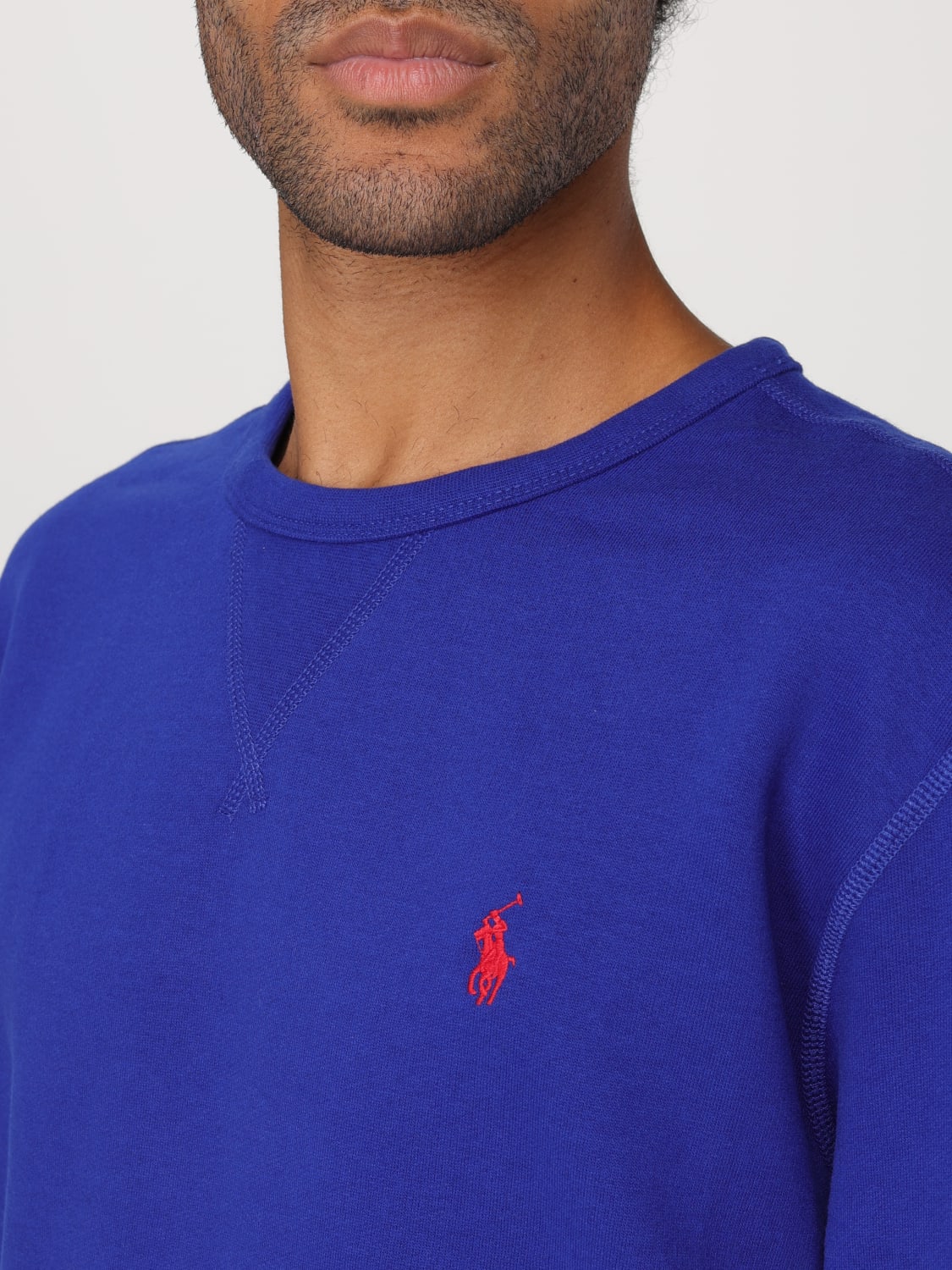 POLO RALPH LAUREN SWEATSHIRT: Sweatshirt men Polo Ralph Lauren, Blue - Img 3