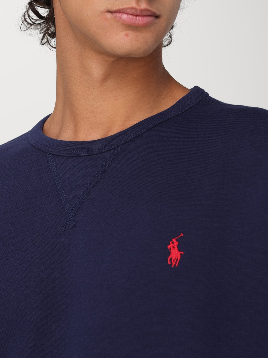 POLO RALPH LAUREN SWEATSHIRT: Sweatshirt men Polo Ralph Lauren, Blue 1 - Img 3